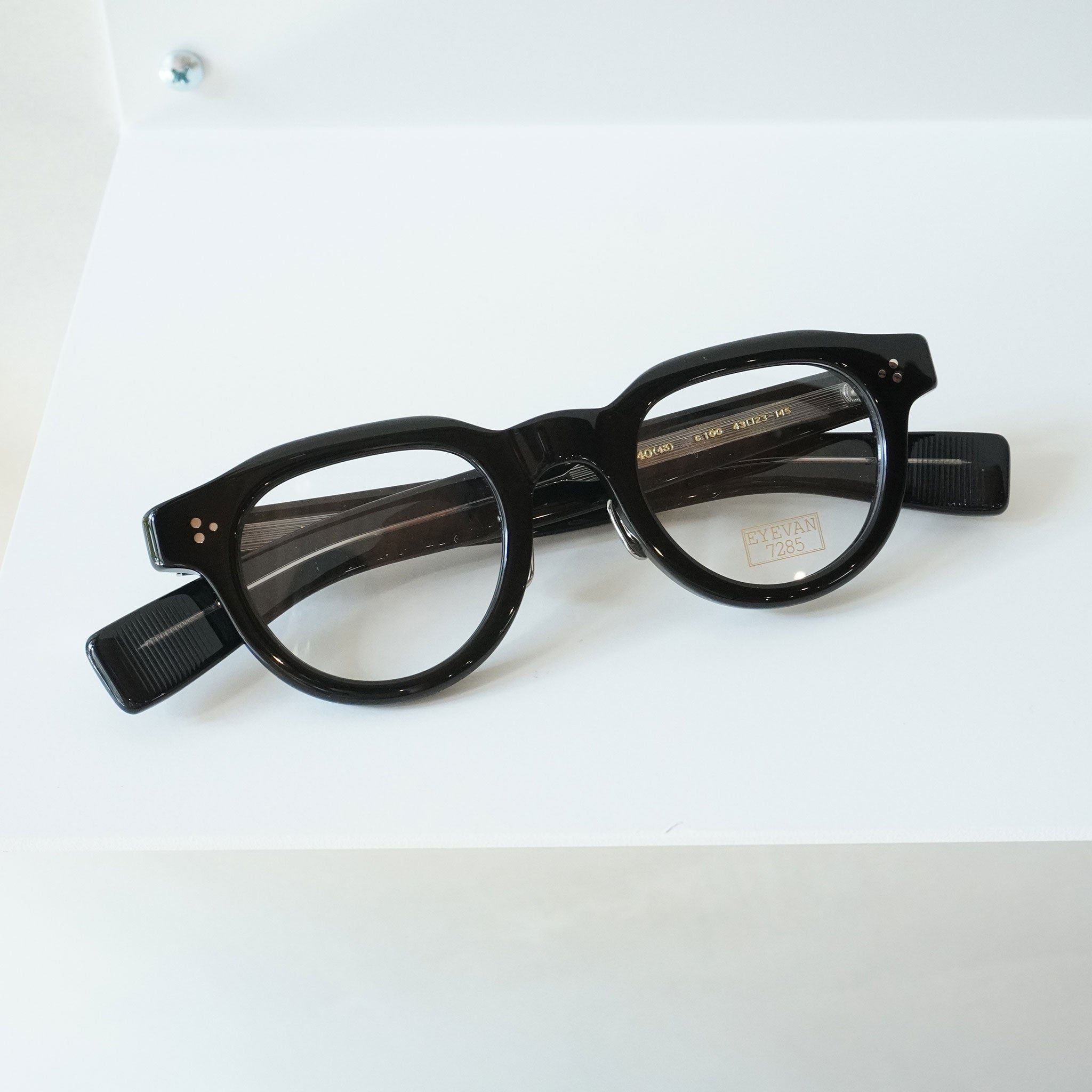 ⭐️EYEVAN 7285 ■mod.340 (46) ■c.100【ブラック】 ⭐️ EYEVAN 7285 □mod.340 (46) □c.100ブラック - メルカリ