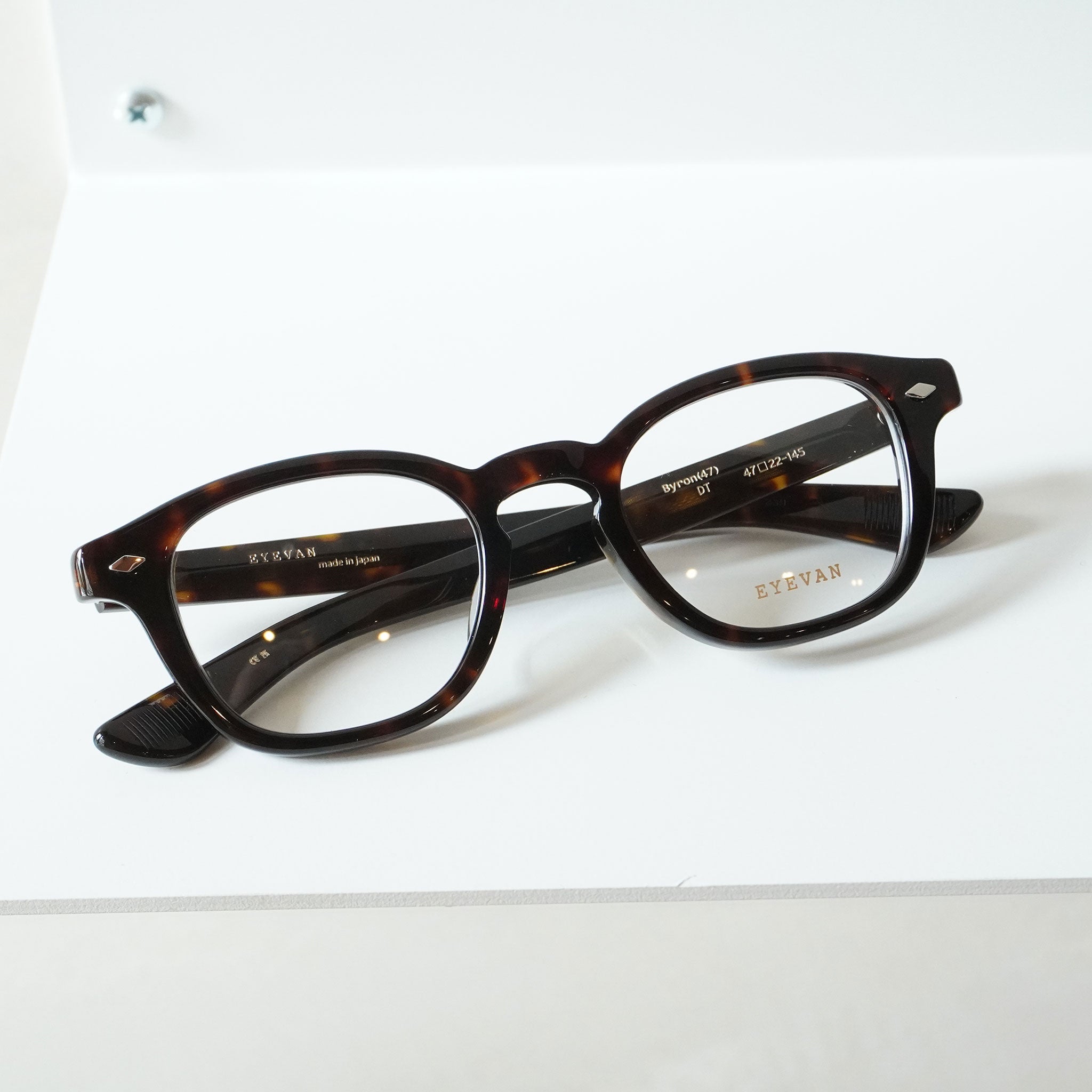 EYEVAN アイヴァン / BYRON 47 / DT (DARK TORTOISE) / メガネ – KRANC