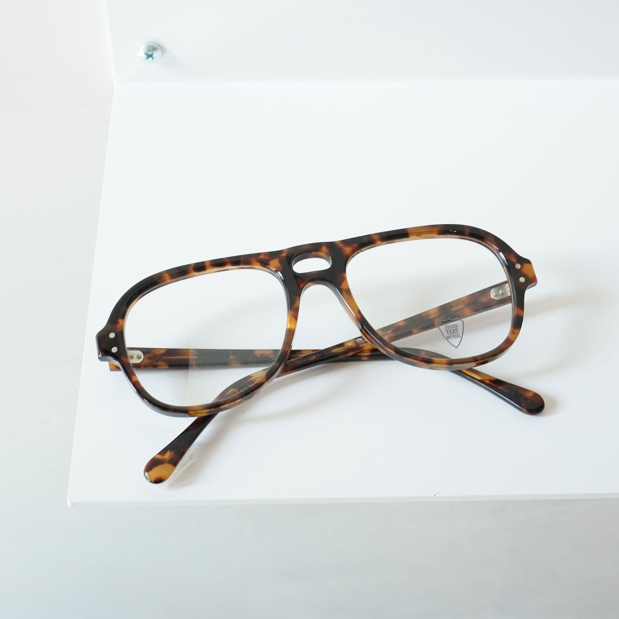 JULIUS TART OPTICAL / HOLLY / Tortoise / Teardrop Glasses