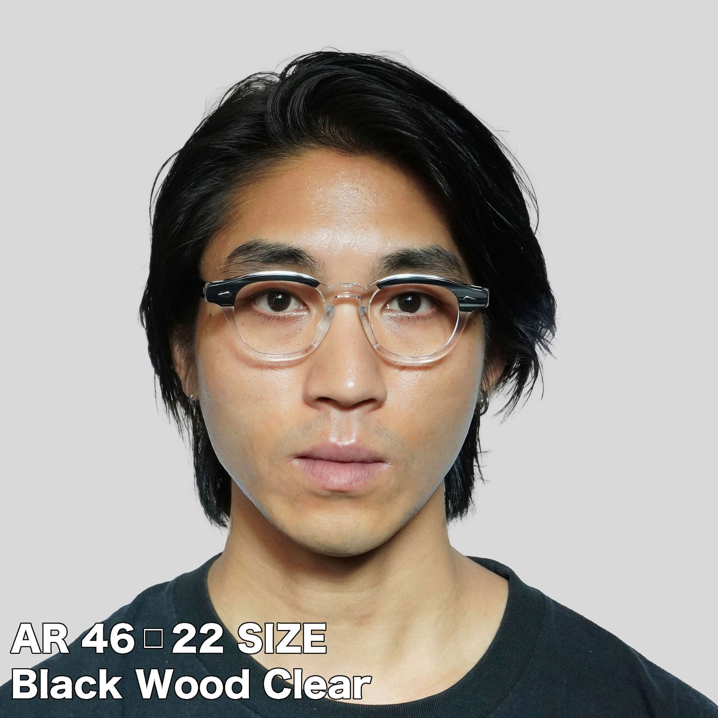 AR 46□22 (BLACK WOOD CLEAR)