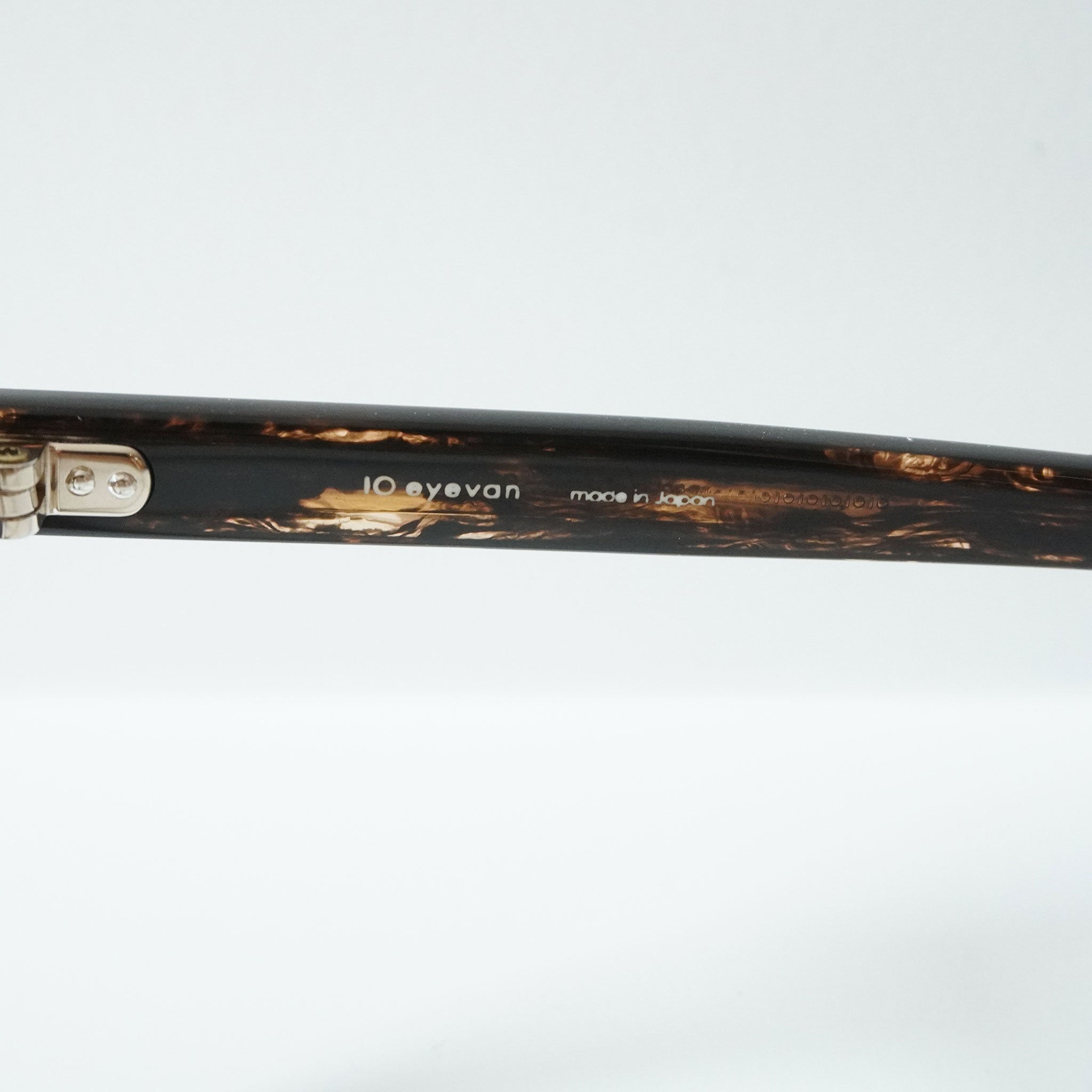 10 eyevan テン アイヴァン / NO.2 Ⅲ / 1046S - DARK BROWN LEAF
