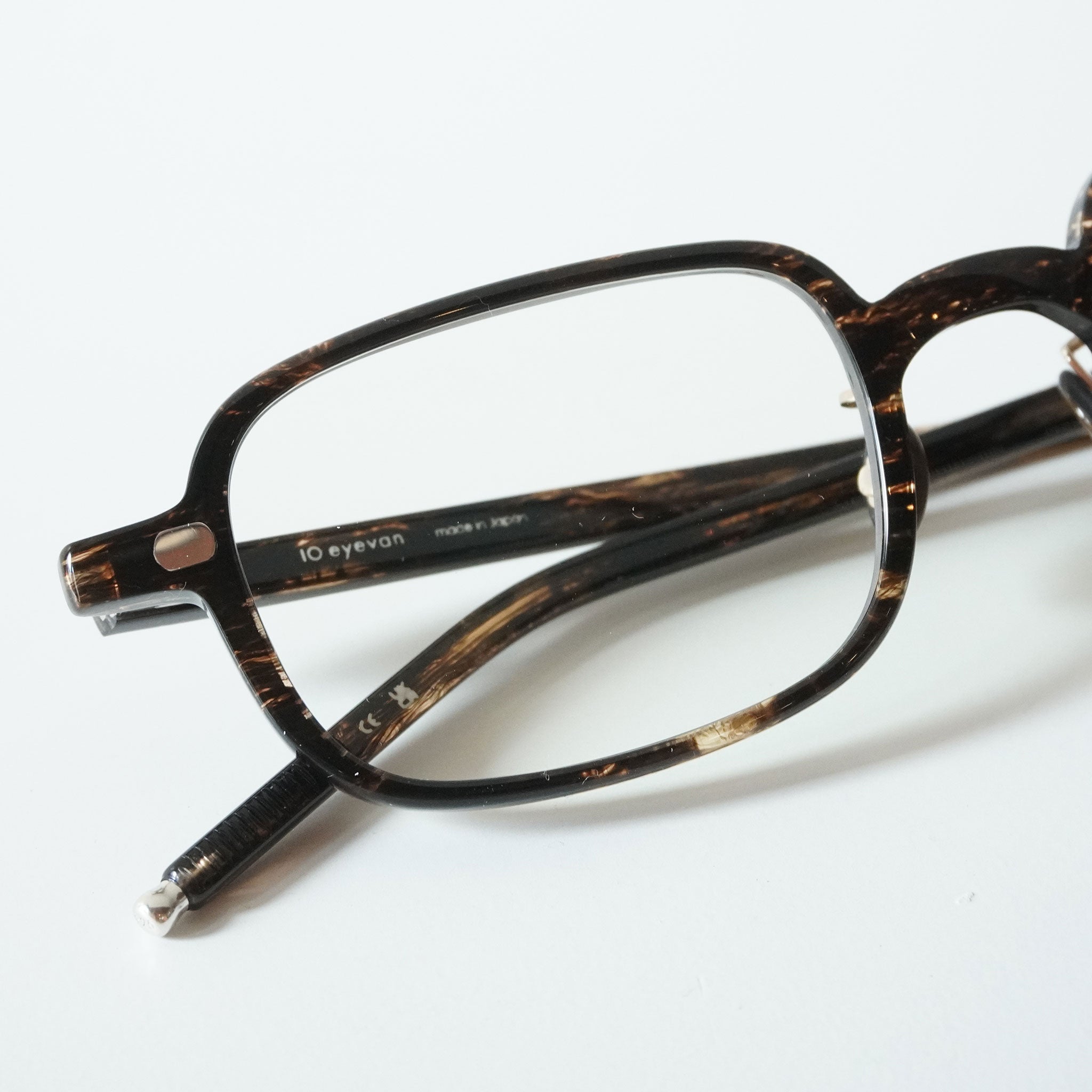 10 eyevan テン アイヴァン / NO.8 Ⅲ / 1046S - DARK BROWN LEAF