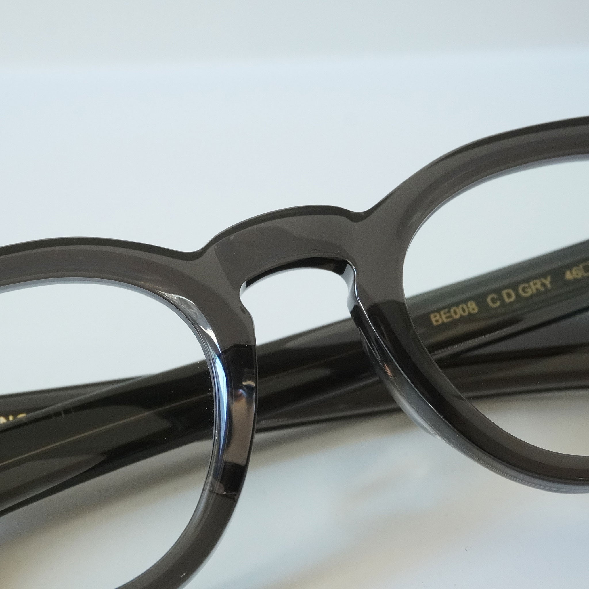 BLANC.. ブラン / BE008 / CLEAR DARK GREY / メガネ – KRANC OPTICAL