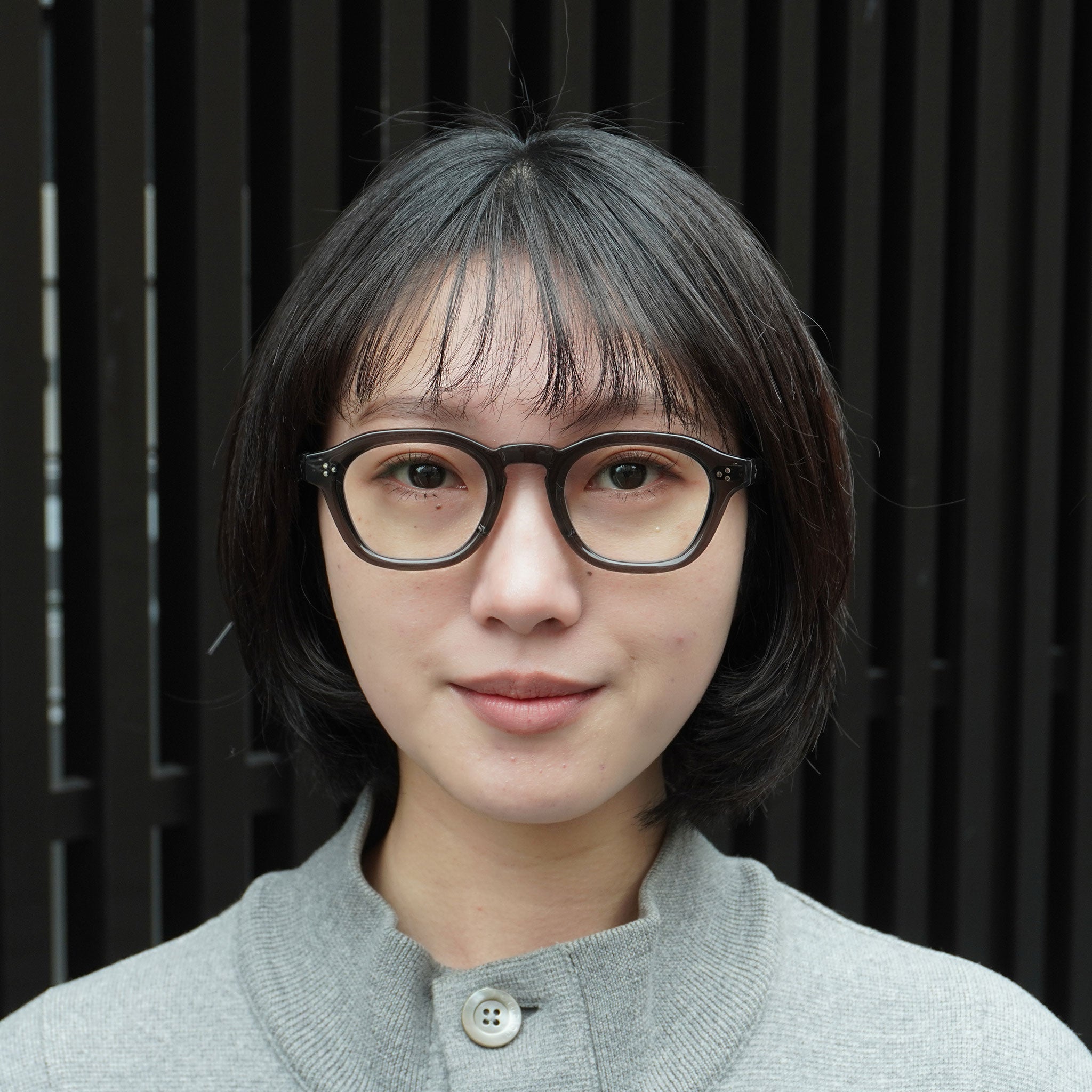 BLANC.. ブラン / BE008 / CLEAR DARK GREY / メガネ – KRANC OPTICAL