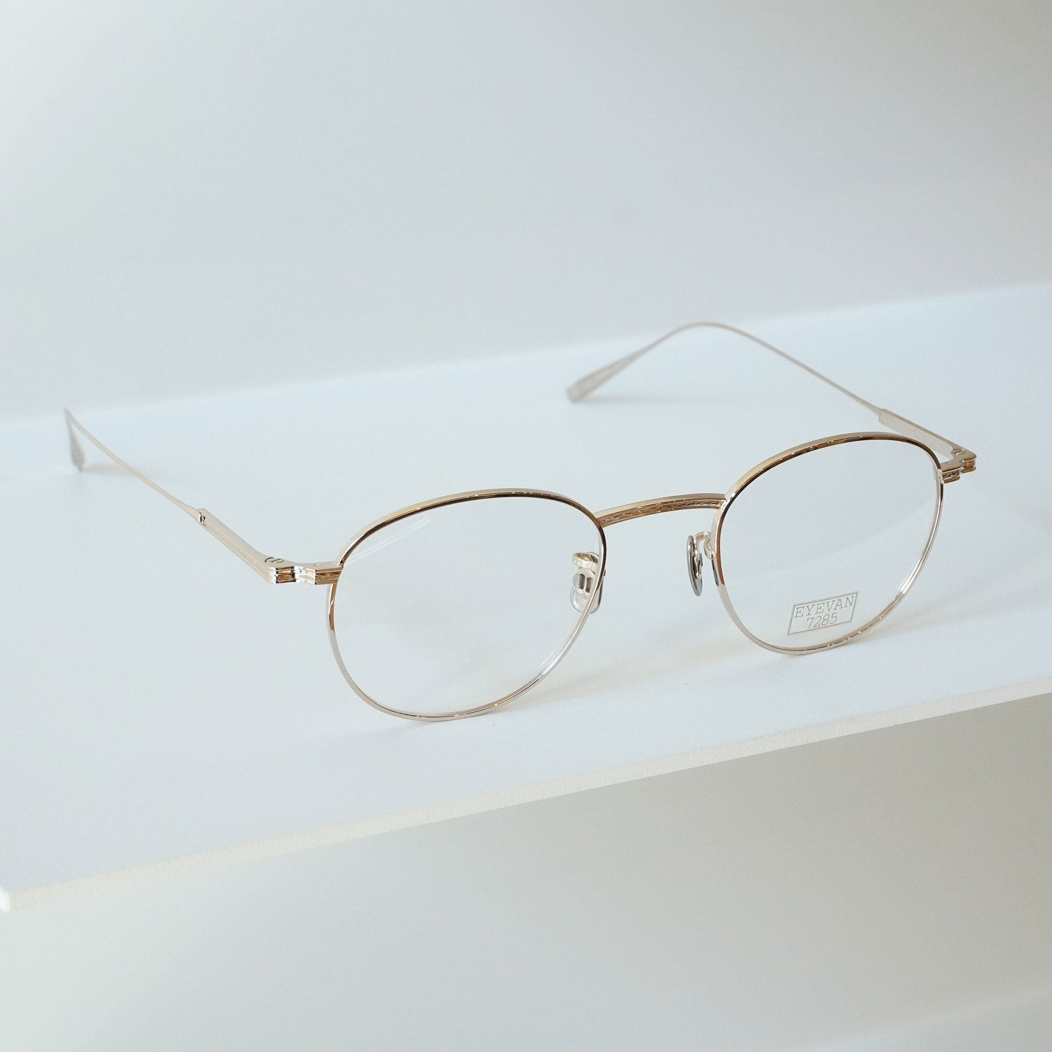 EYEVAN7285 1025 901 アンティークゴールド EYEVAN 7285 アイヴァン 7285 / 1025 / 902 - WHITE GOLD / メガネ