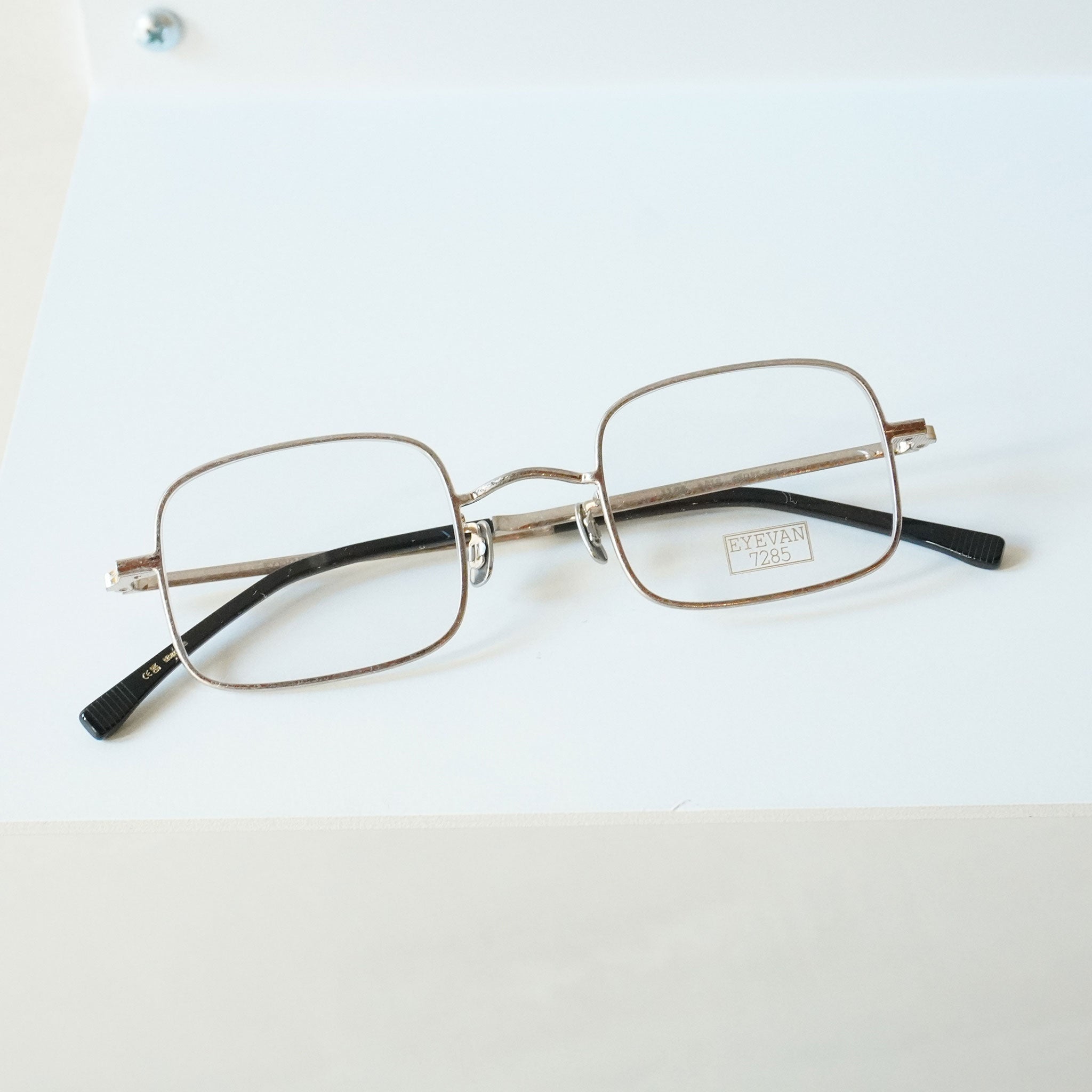 EVEVAN 7285 138 ゴールド✖︎シルバー EYEVAN 7285 アイヴァン 7285 / 1158 / 819 - VINTAGE GOLD / メガネ