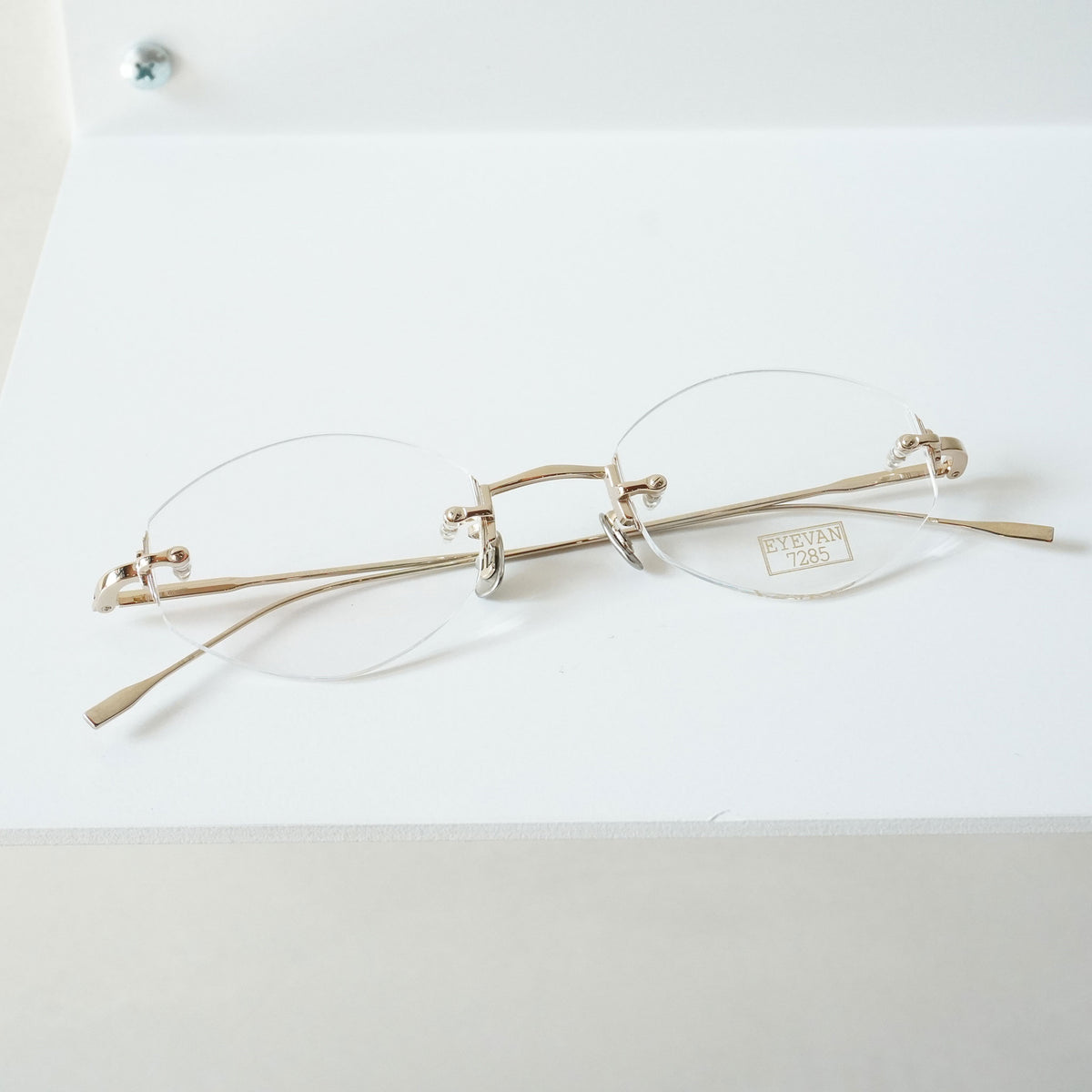 EYEVAN 7285 アイヴァン 7285 / 1196-1 / 902 - WHITE GOLD / メガネ 