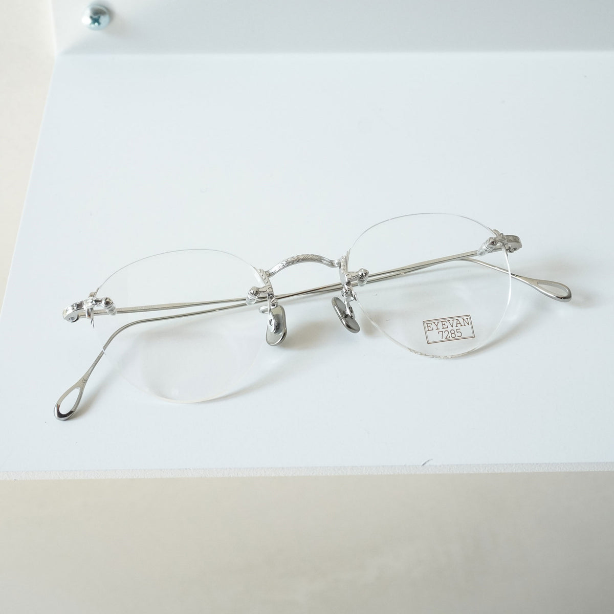 EYEVAN 7285 アイヴァン 7285 / 140 / 800 - SILVER / メガネ – KRANC 