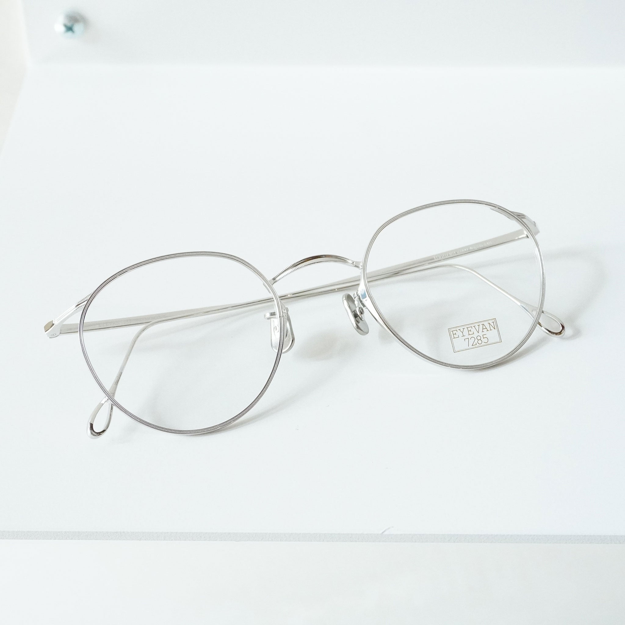 EYEVAN 7285 アイヴァン 7285 / 156B / 800 - SILVER / メガネ – KRANC