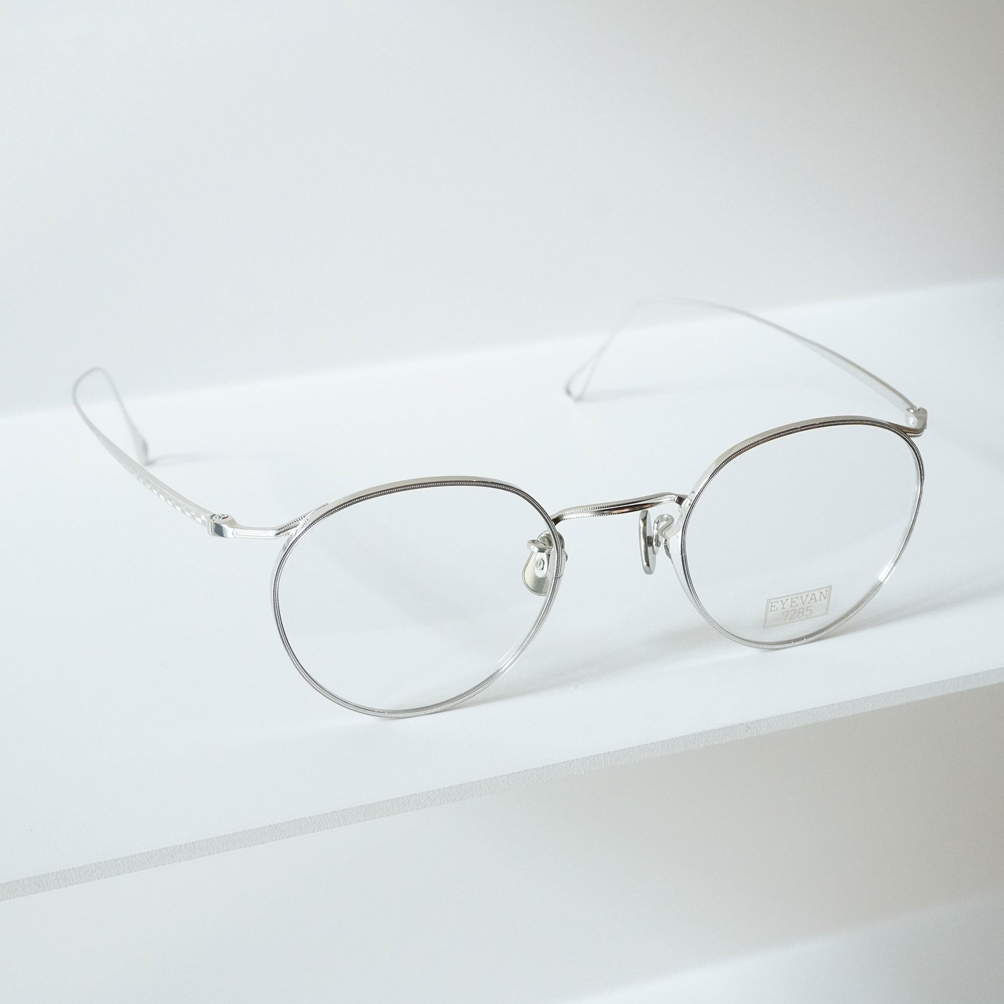 EYEVAN 7285 アイヴァン 7285 / 156B / 800 - SILVER / メガネ – KRANC