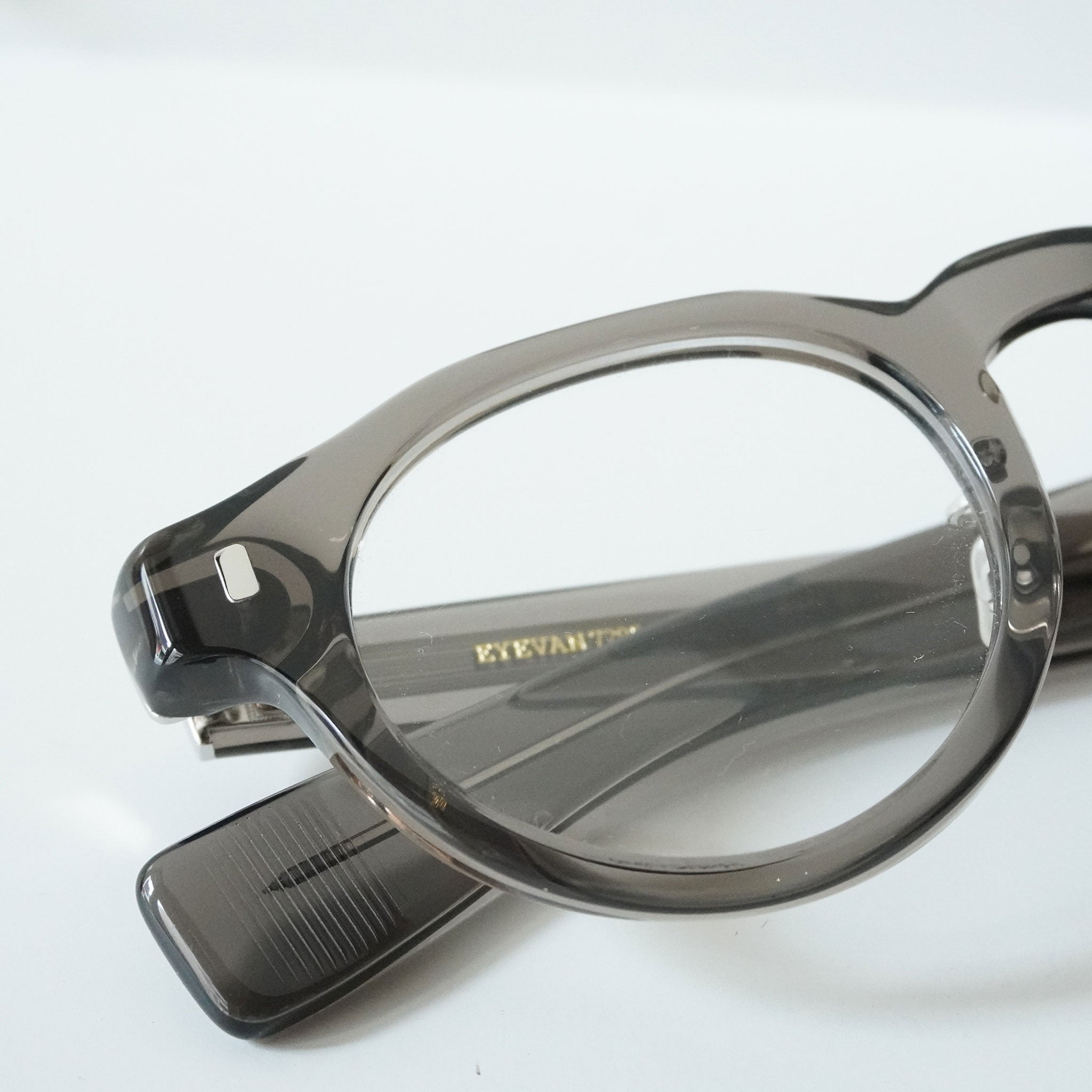 EVEVAN7285 539 メタルボストンメガネ シルバー×ライトグリーン MODEL 539 | EYEVAN 7285