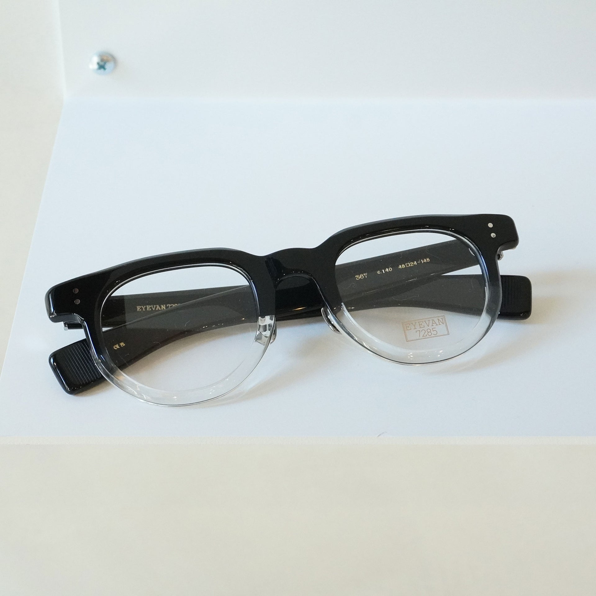 EYEVAN 7285 アイヴァン 7285 / 367 (48) / C.140 ブラック / メガネ 