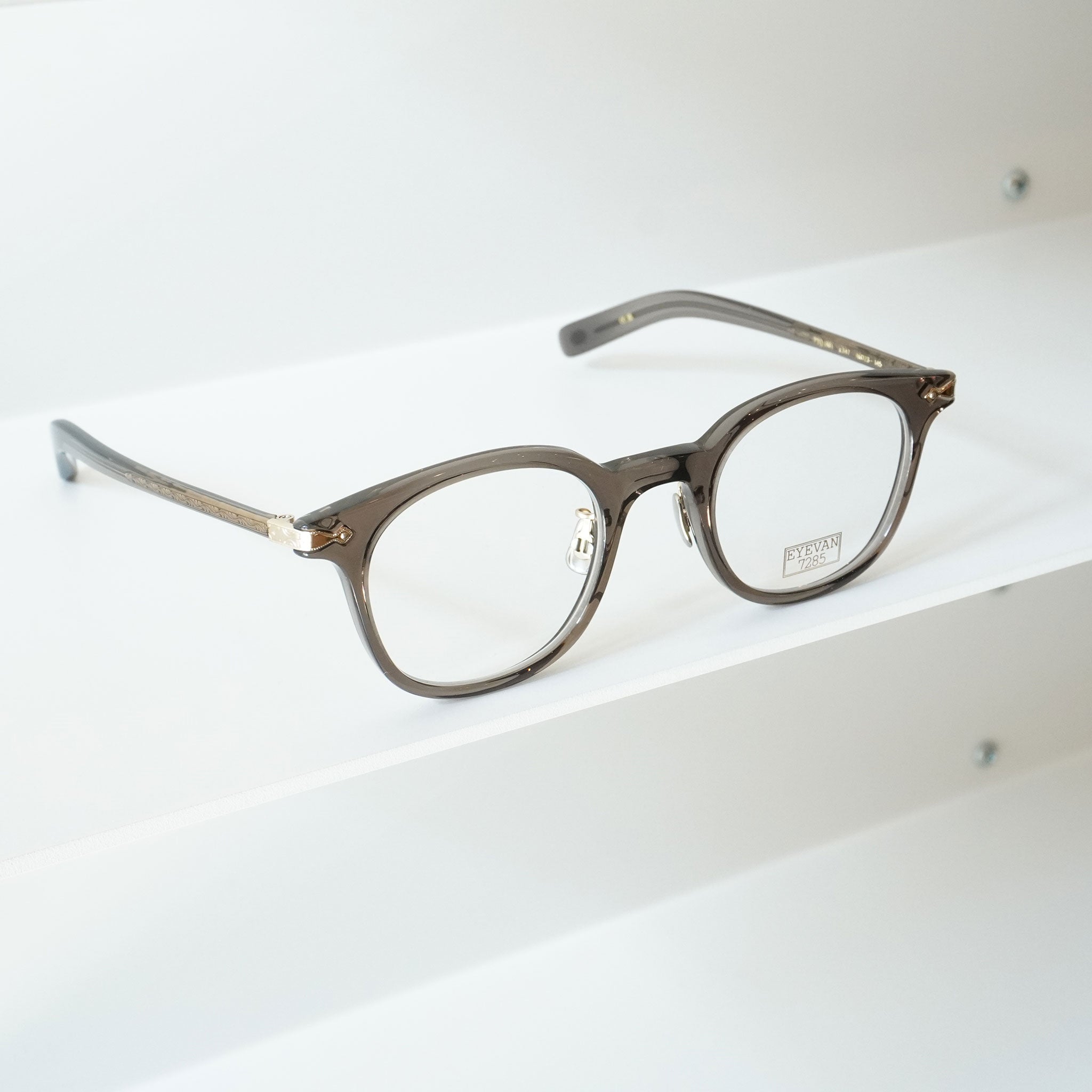 EYEVAN 7285 770 定価6.9万 ネイビー×ブラウンレンズ 日本製 EYEVAN7285／アイヴァン7285 