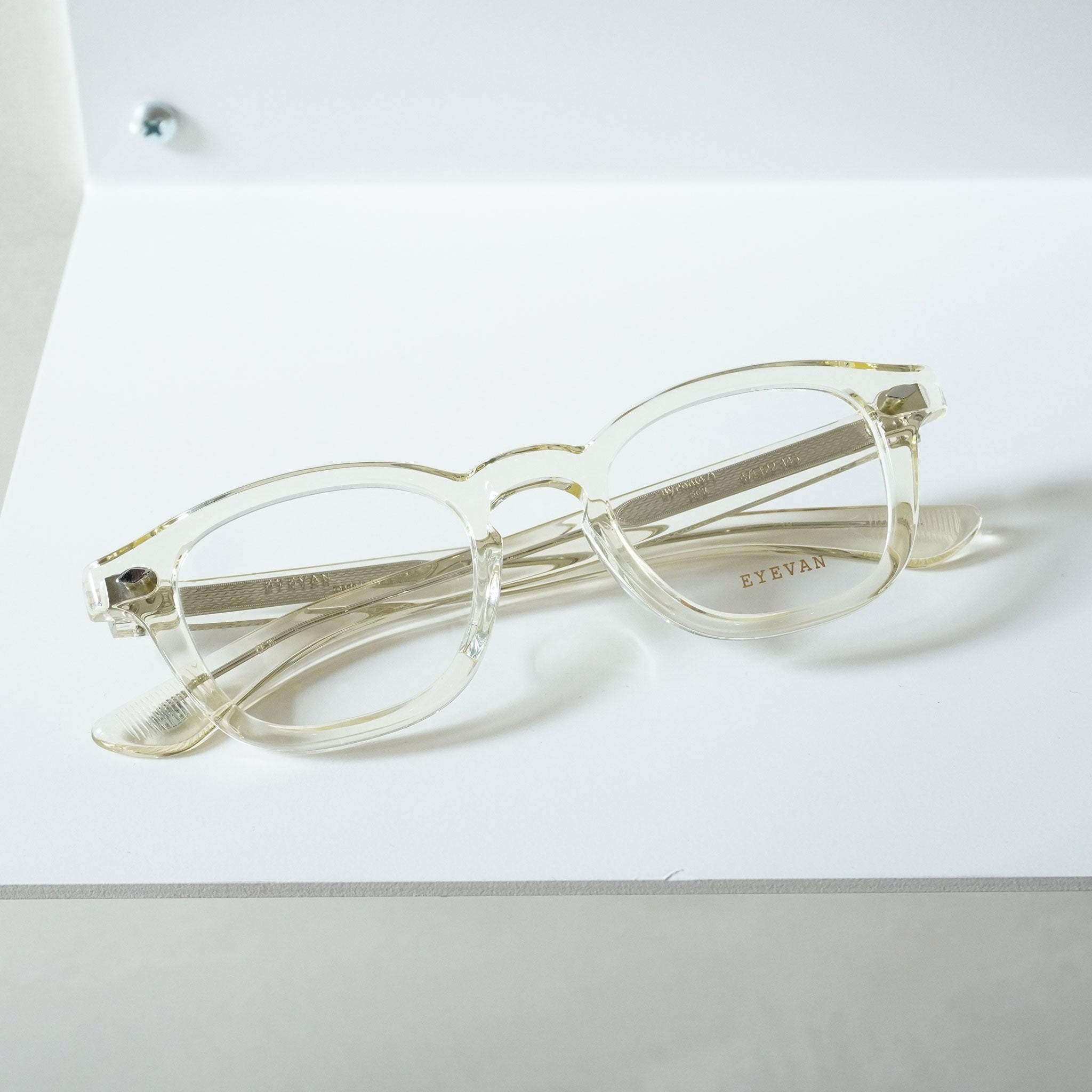 EYEVAN アイヴァン / BYRON 47 / ECR (ECRU) / メガネ – KRANC OPTICAL