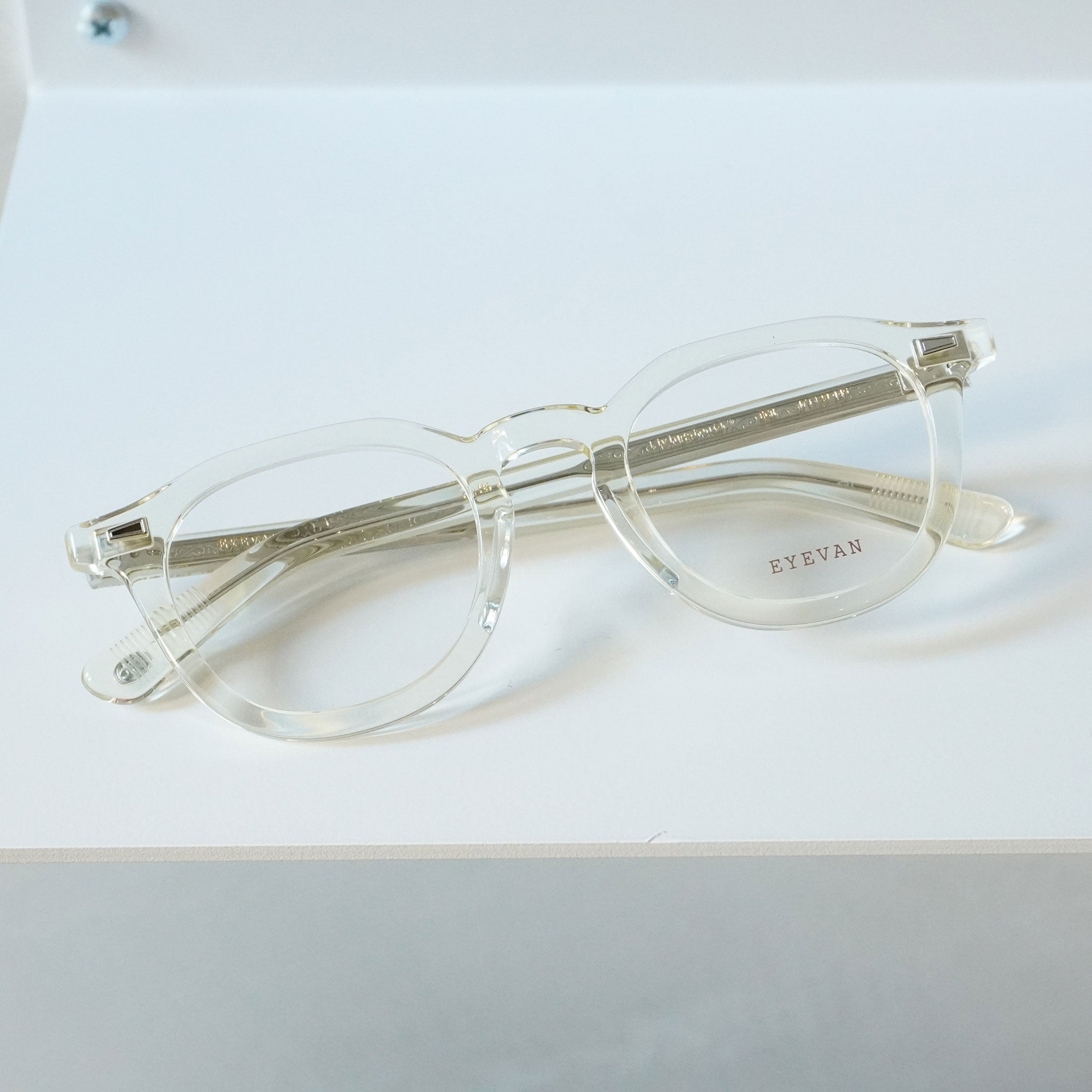 EYEVAN ECR クリアフレーム メガネ EYEVAN アイヴァン / LIVINGSTON / CHGY / メガネ – KRANC OPTICAL