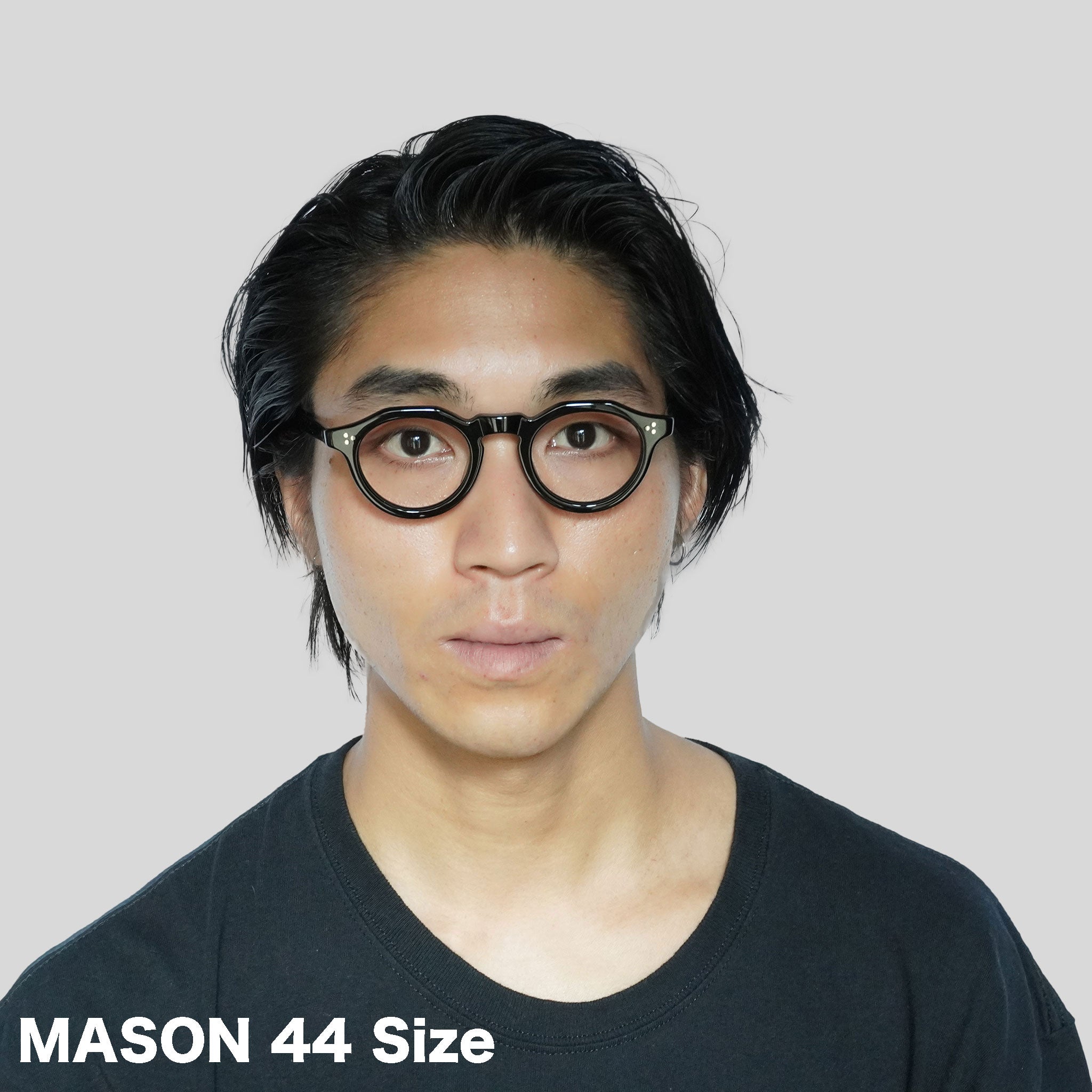 EYEVAN アイヴァン / MASON(44) メイソン44 / PBK (PIANO BLACK) / メガネ – KRANC OPTICAL