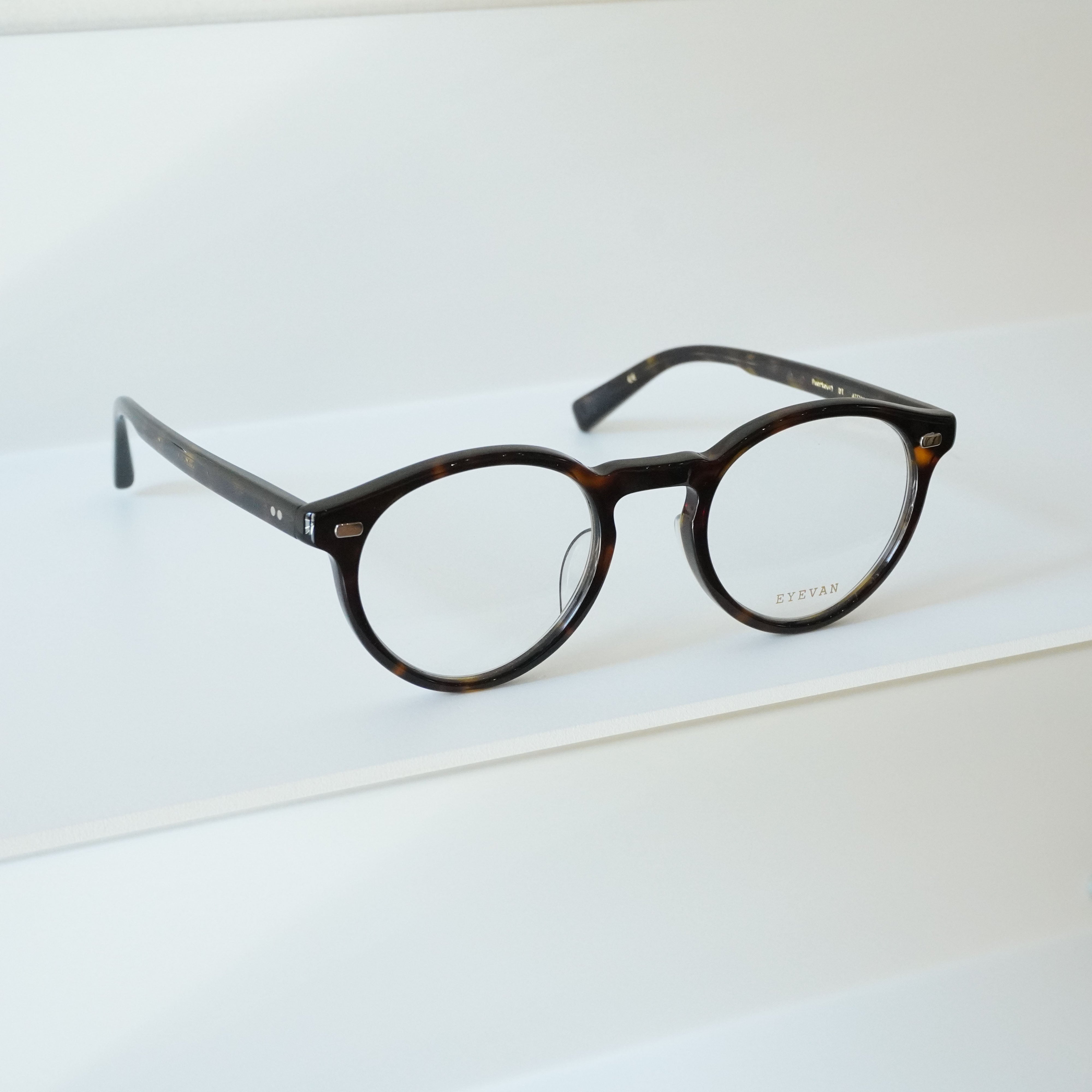 EYEVAN アイヴァン / PUERTO(47) プエルト47 / DT (DARK TORTOISE) / メガネ – KRANC OPTICAL