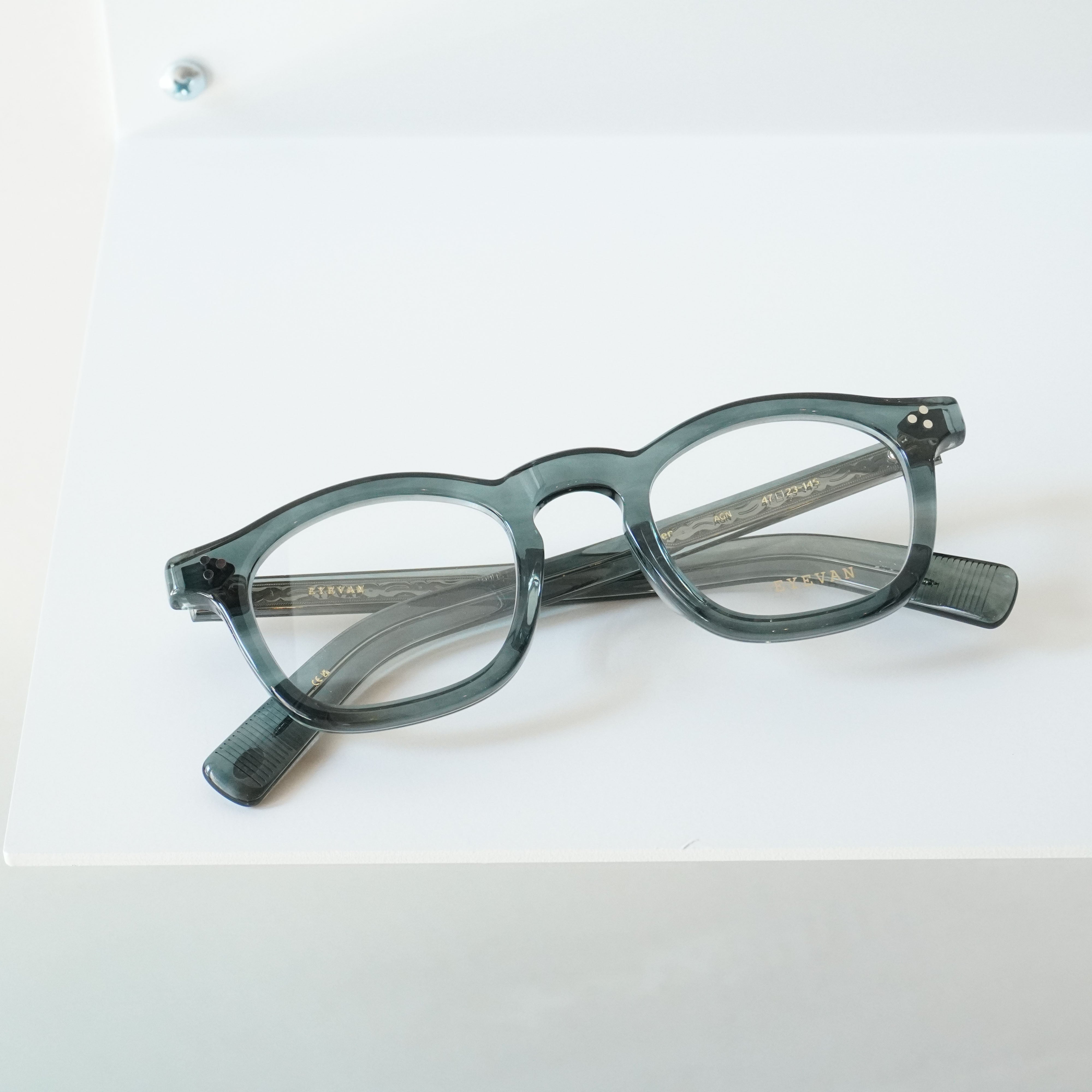 EYEVAN アイヴァン / SADLER サドラー / AGN (ANTIQUE GREEN) / メガネ – KRANC OPTICAL