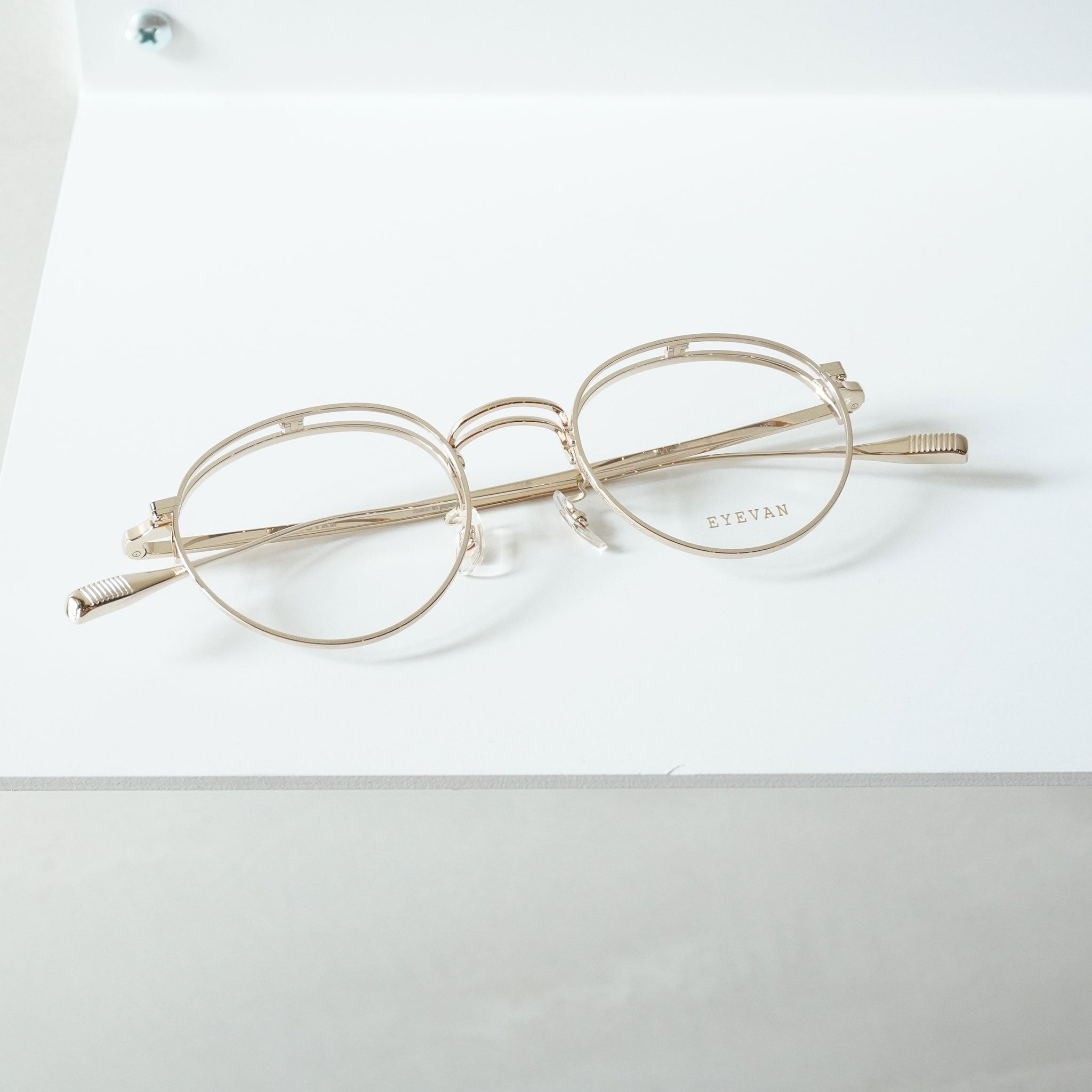 EYEVAN アイヴァン / SPARKLE-FP 47 / G (GOLD) / メガネ – KRANC OPTICAL