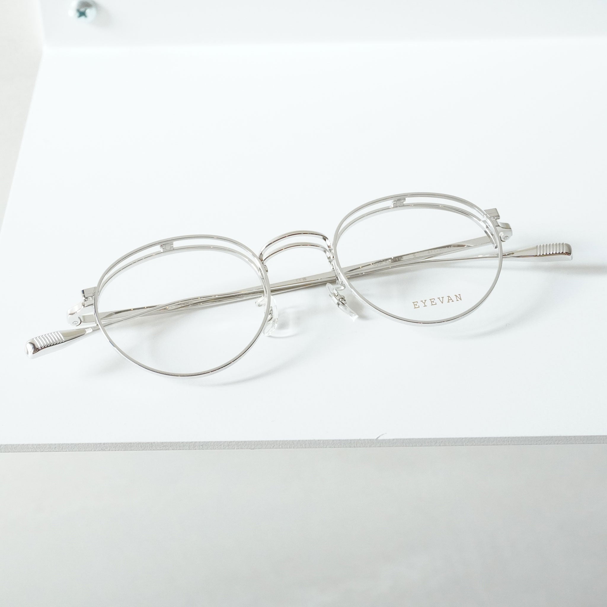 EYEVAN アイヴァン / SPARKLE-FP 47 / S (SILVER) / メガネ – KRANC