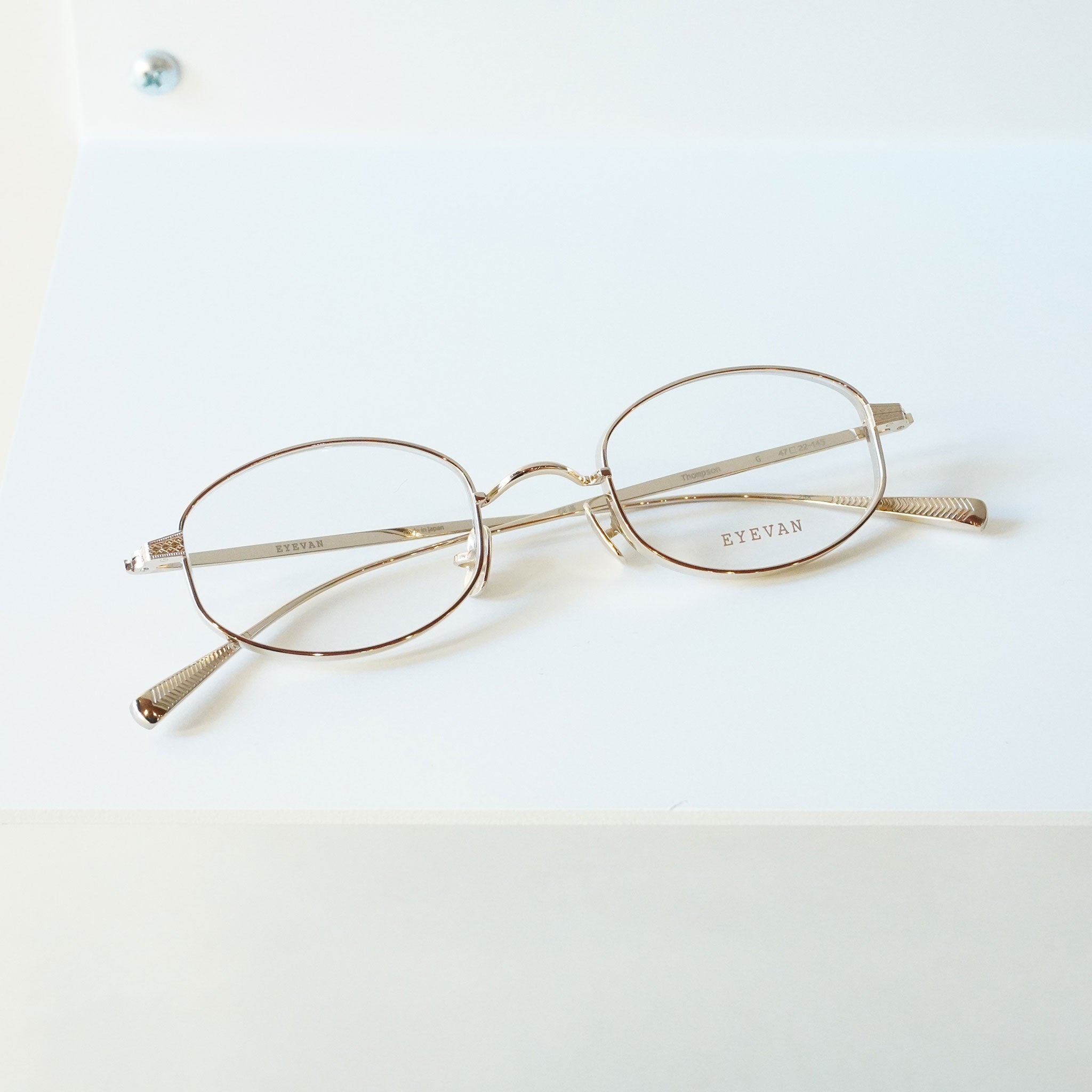 未使用　EYEVAN アイヴァン Paddy ゴールド 眼鏡 商品詳細ページ