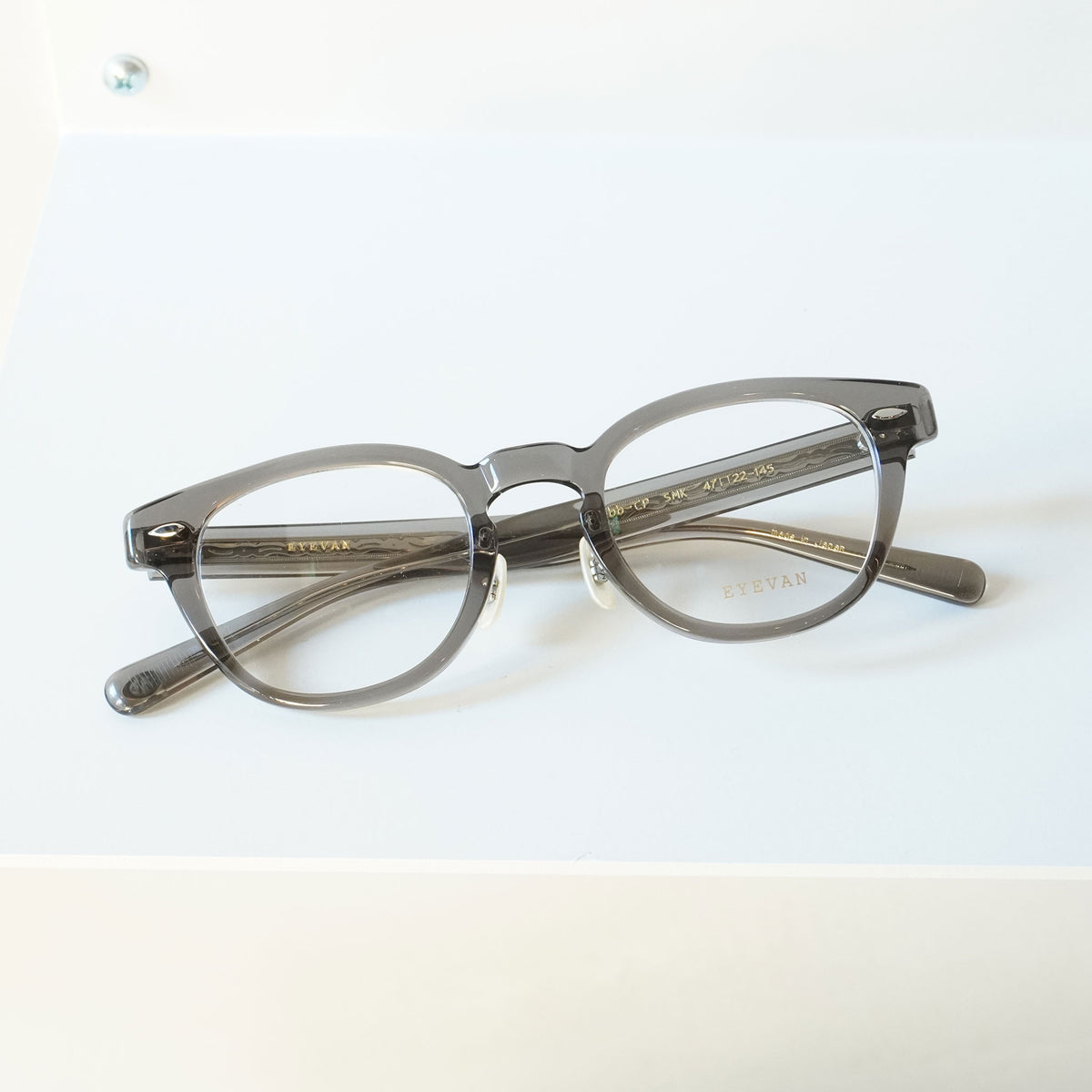 EYEVAN アイヴァン / WEBB-CP 47 / SMK (SMOKE) / メガネ – KRANC OPTICAL