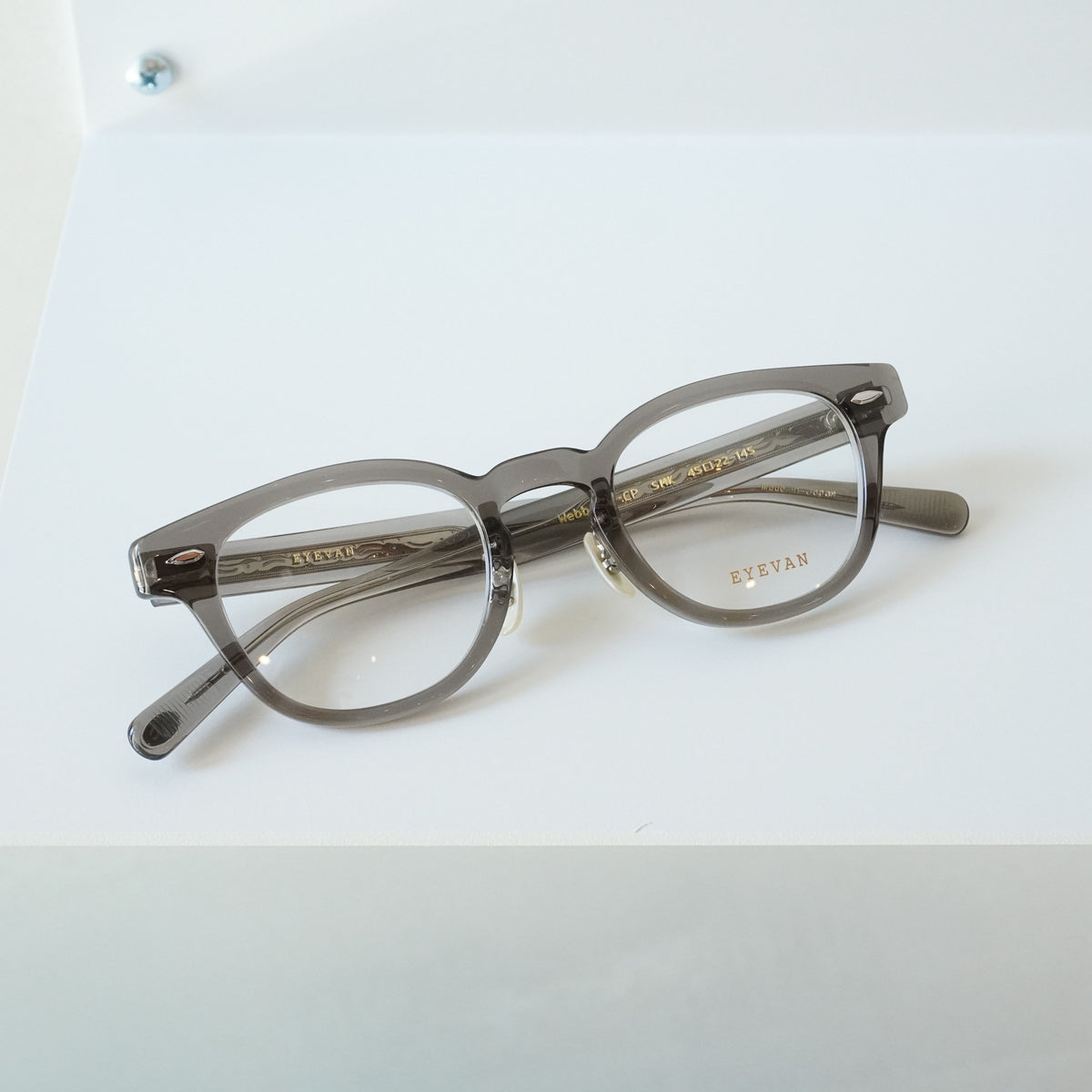 EYEVAN アイヴァン / WEBB-CP 45 / SMK (SMOKE) / メガネ – KRANC OPTICAL