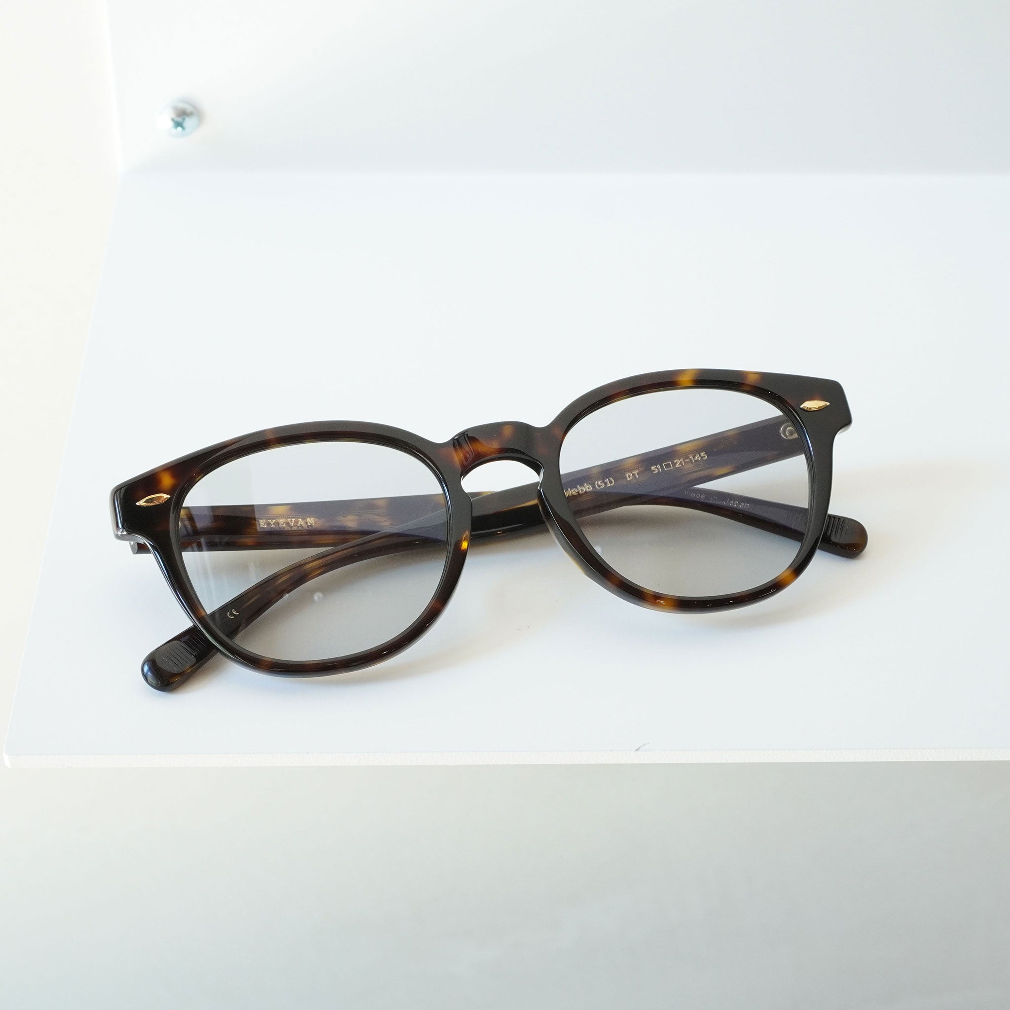 EYEVAN アイヴァン / WEBB (51) SUN ウェブ51 / DT (DARK TORTOISE) / サングラス – KRANC  OPTICAL