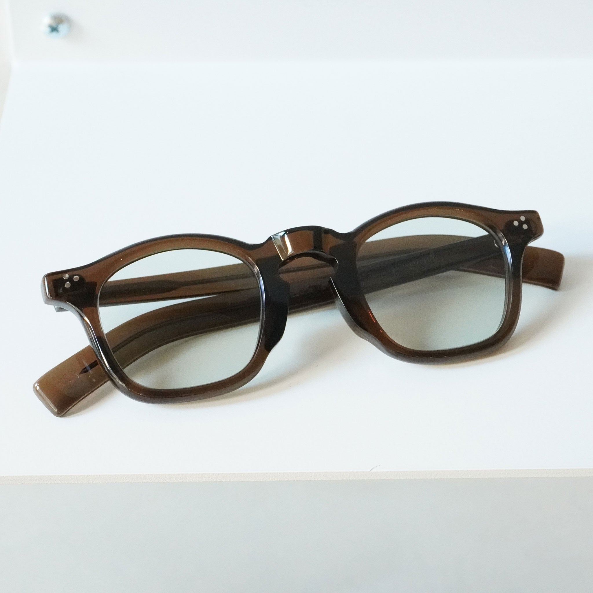 ⭐️早い者勝ち⭐️ guepard gp-05L whisky green lens guepard ギュパール / GP-05L / whisky- Lens: GREEN / メガネ – KRANC
