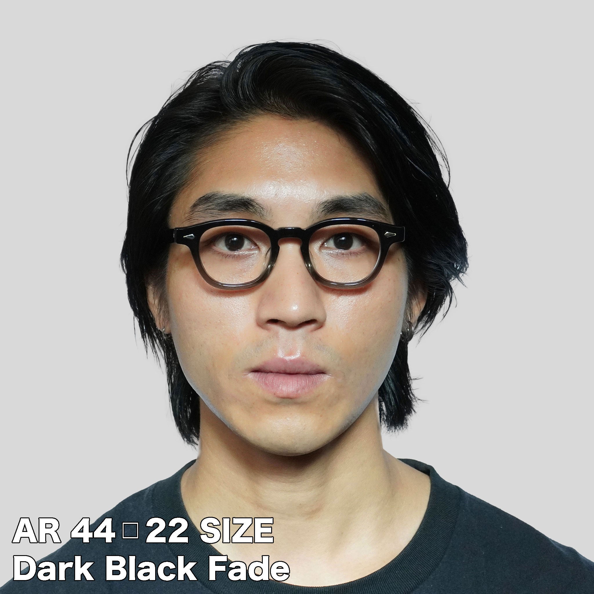 JULIUS TART OPTICAL ジュリアス タート オプティカル / AR (Bridge: 22mm) / Dark Black Fade ダーク  ブラック フェード / メガネ ボストン ウェリントン – KRANC OPTICAL