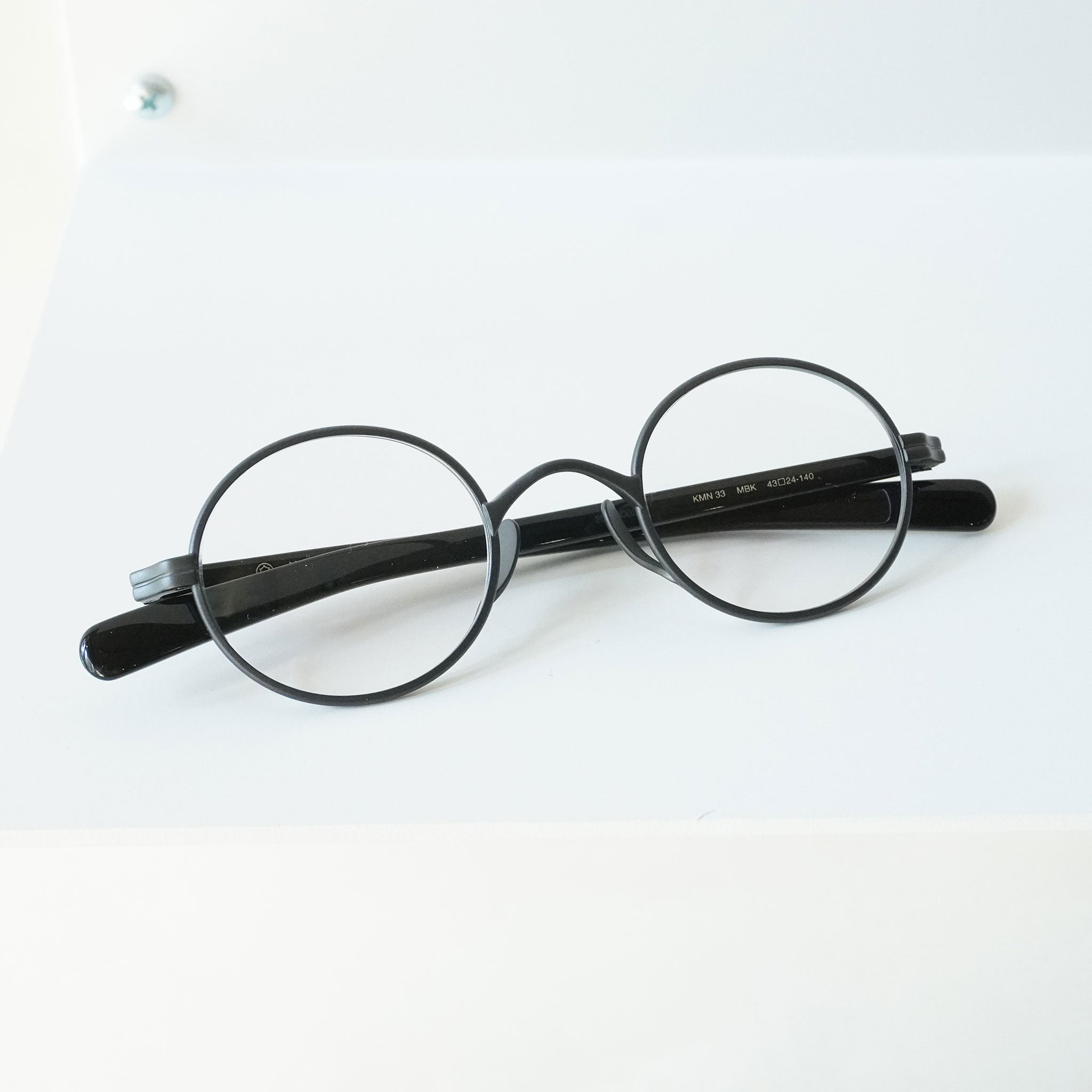 KameManNen / 丸メガネ / KMN33 / MBK / カメマンネン KameManNen カメマンネン / KMN 33 / MBK / メガネ – KRANC OPTICAL