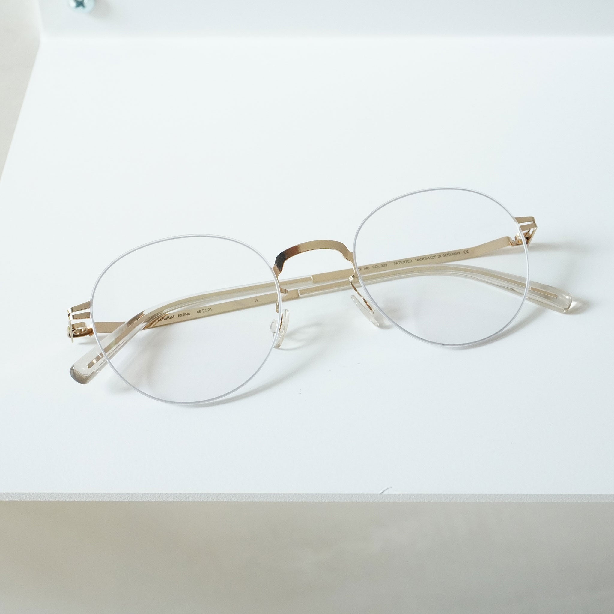 MYKITA マイキータ / AKEMI / SHINY SILVER/CHAMPAGNE GOLD / メガネ