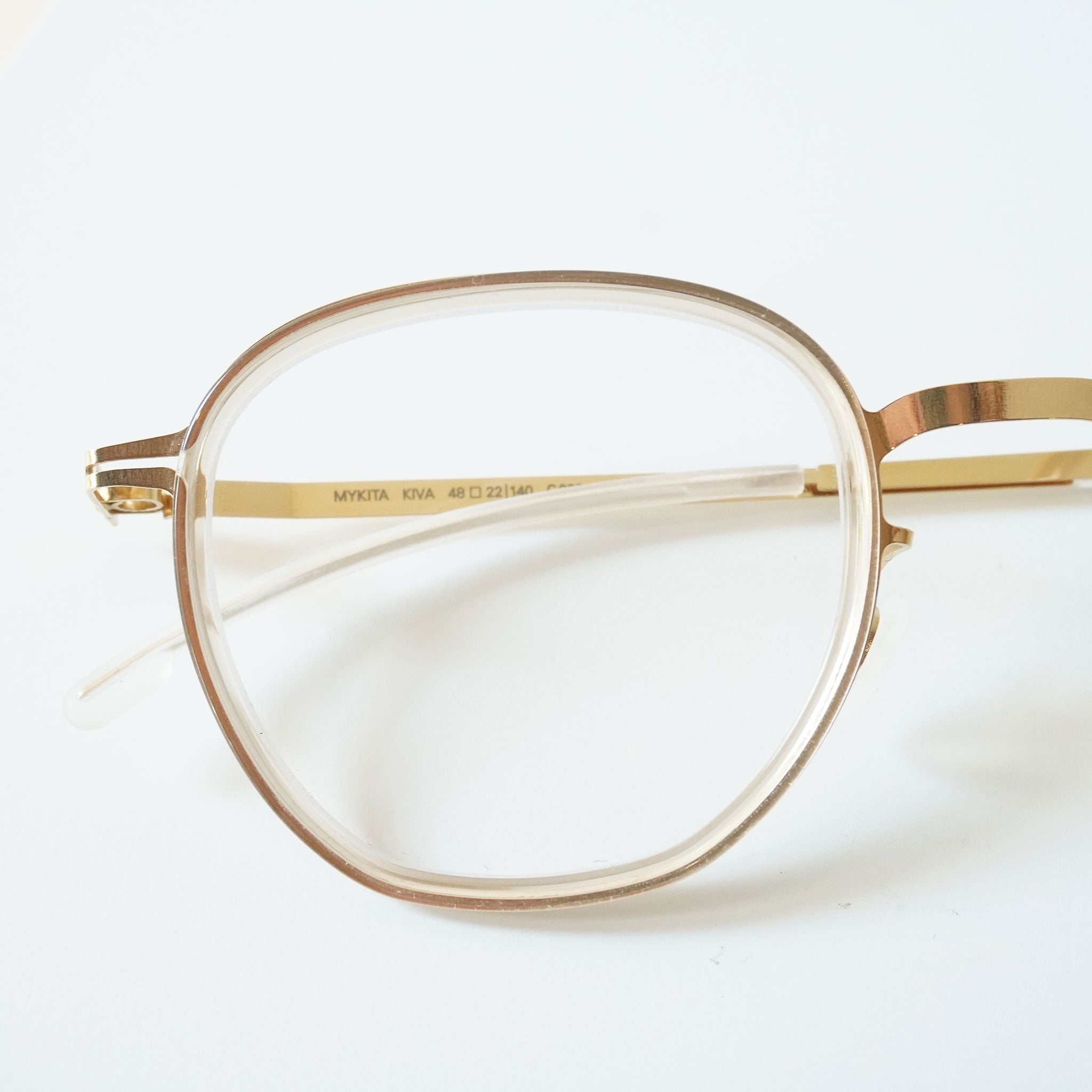 MYKITA マイキータ / KIVA / GLOSSY GOLD/DESERT HAZE / メガネ