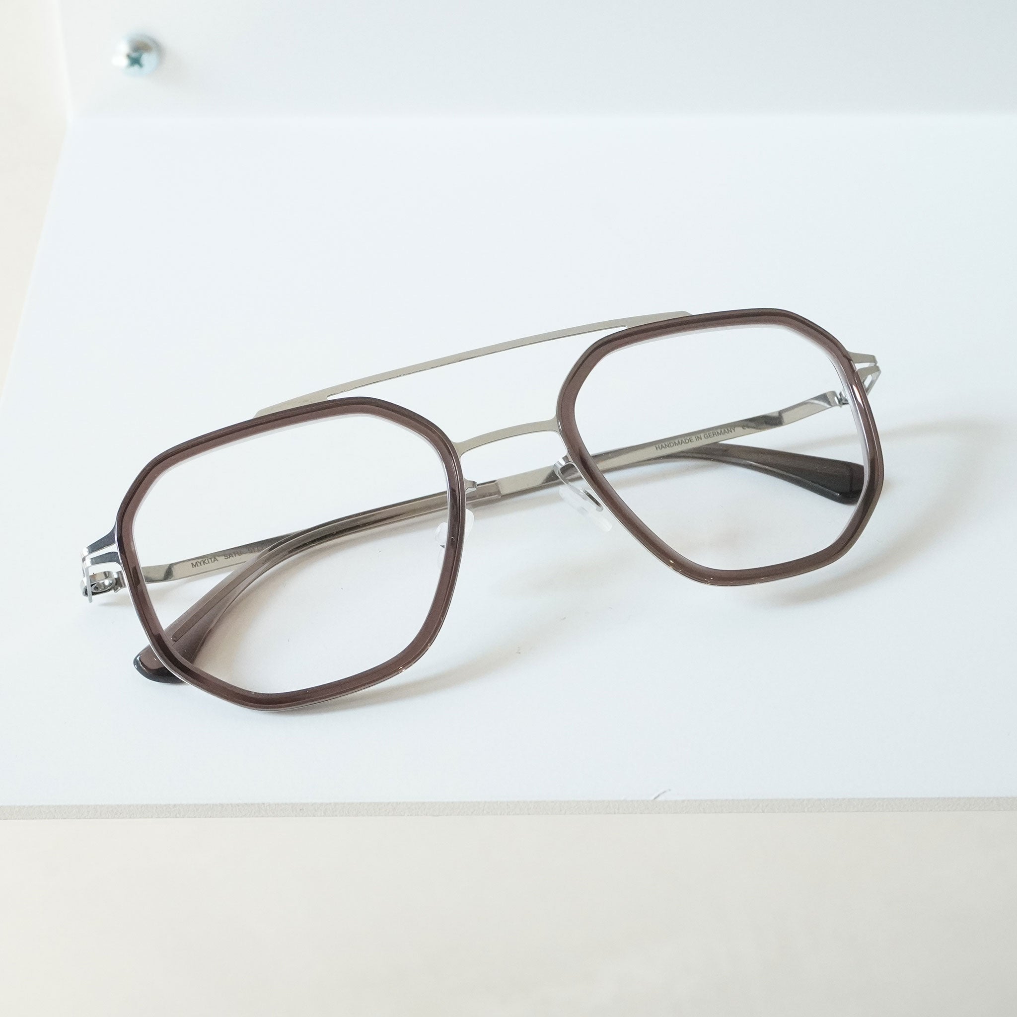 MYKITA マイキータ / SATU / SHINY SILVER/MAROON / メガネ – KRANC