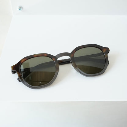 SAWYER (DARK BROWN/SANTIAGO GRADIENT RAWGREEN SOLID)