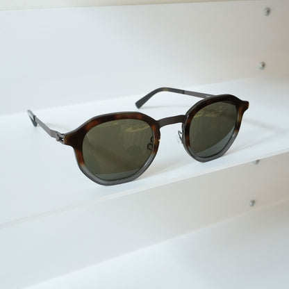 SAWYER (DARK BROWN/SANTIAGO GRADIENT RAWGREEN SOLID)