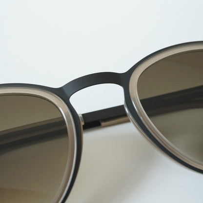 SIWA (BLACK/TAUPE RAWBROWN GRADIENT)