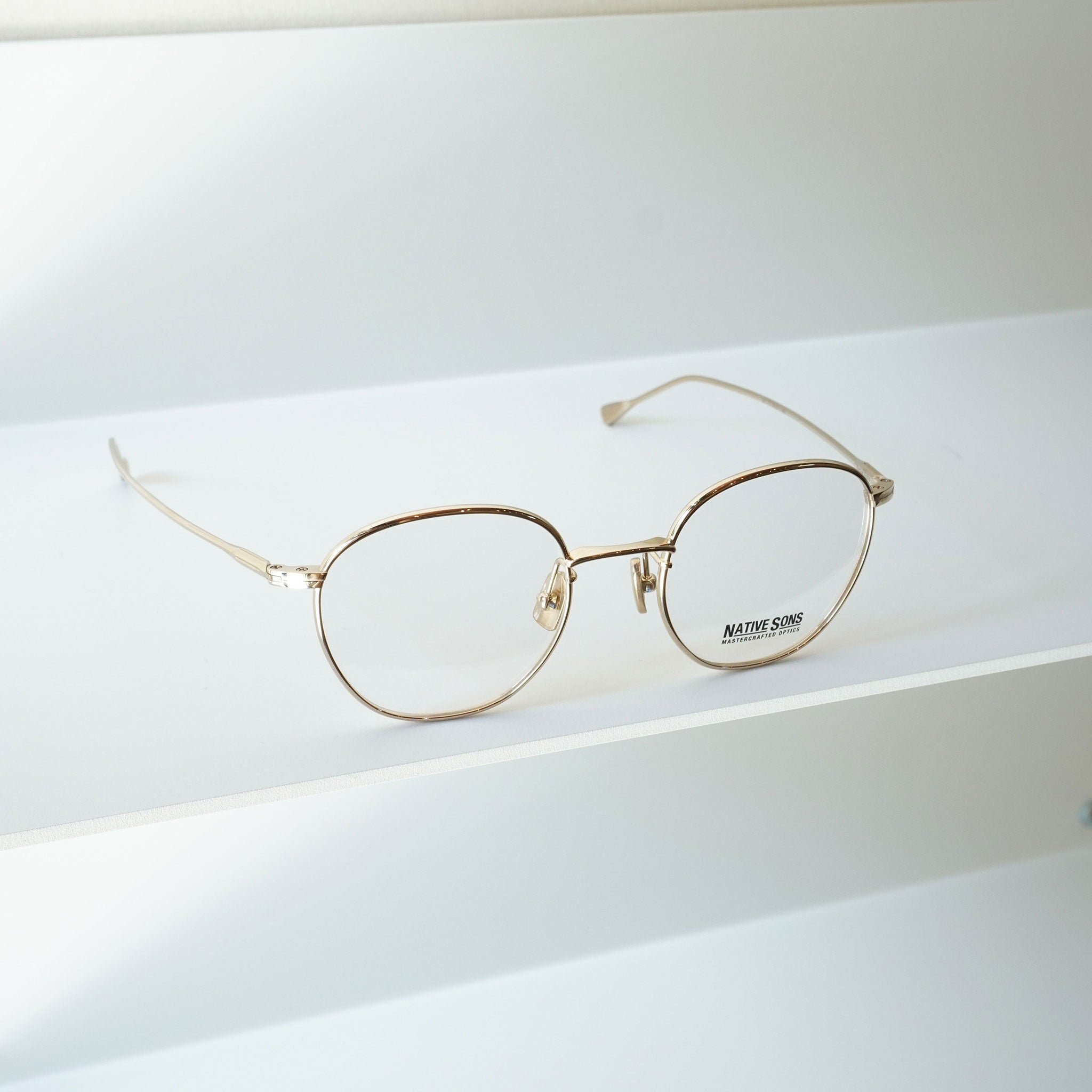 NATIVESONS ネイティブサンズ / ROY 47 / 16K Gold ゴールド / メガネ – KRANC OPTICAL