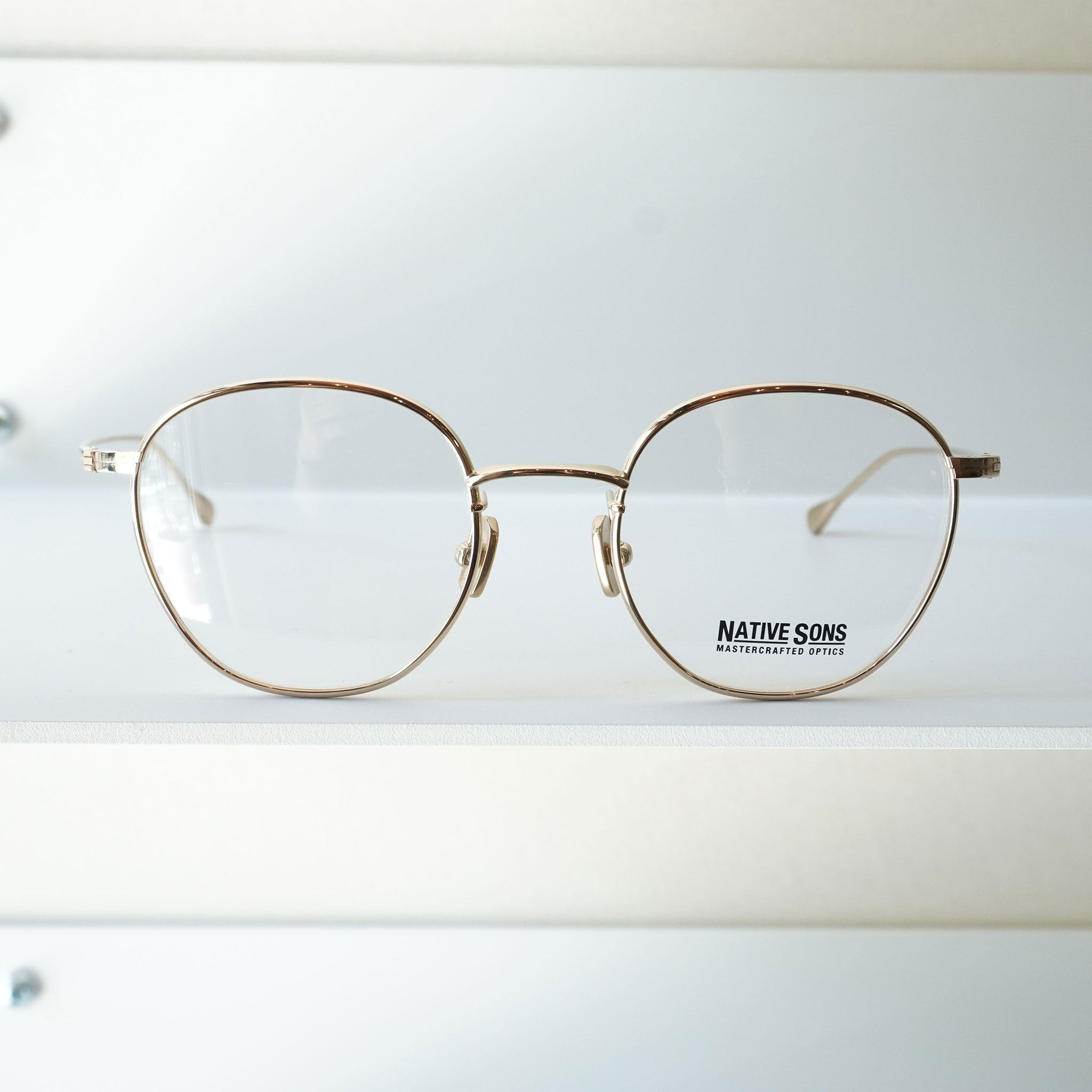 NATIVESONS ネイティブサンズ / ROY 47 / 16K Gold ゴールド / メガネ – KRANC OPTICAL