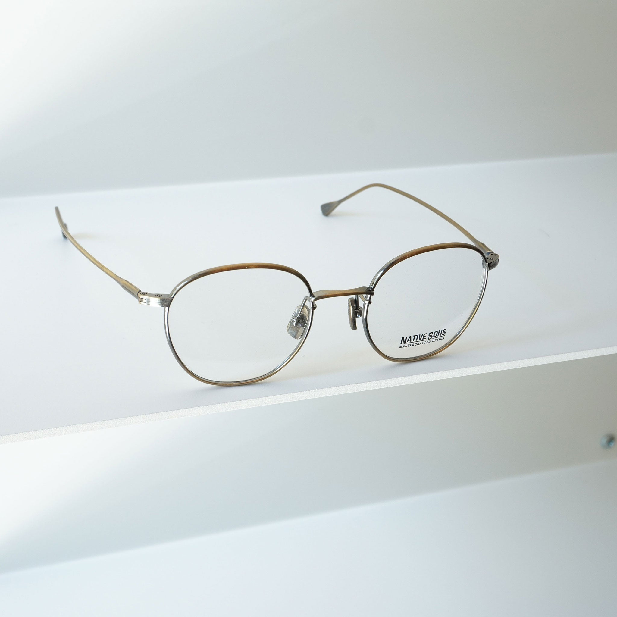 NATIVESONS ネイティブサンズ / ROY 45 / Antique Gold アンティークゴールド / メガネ 眼鏡 – KRANC  OPTICAL