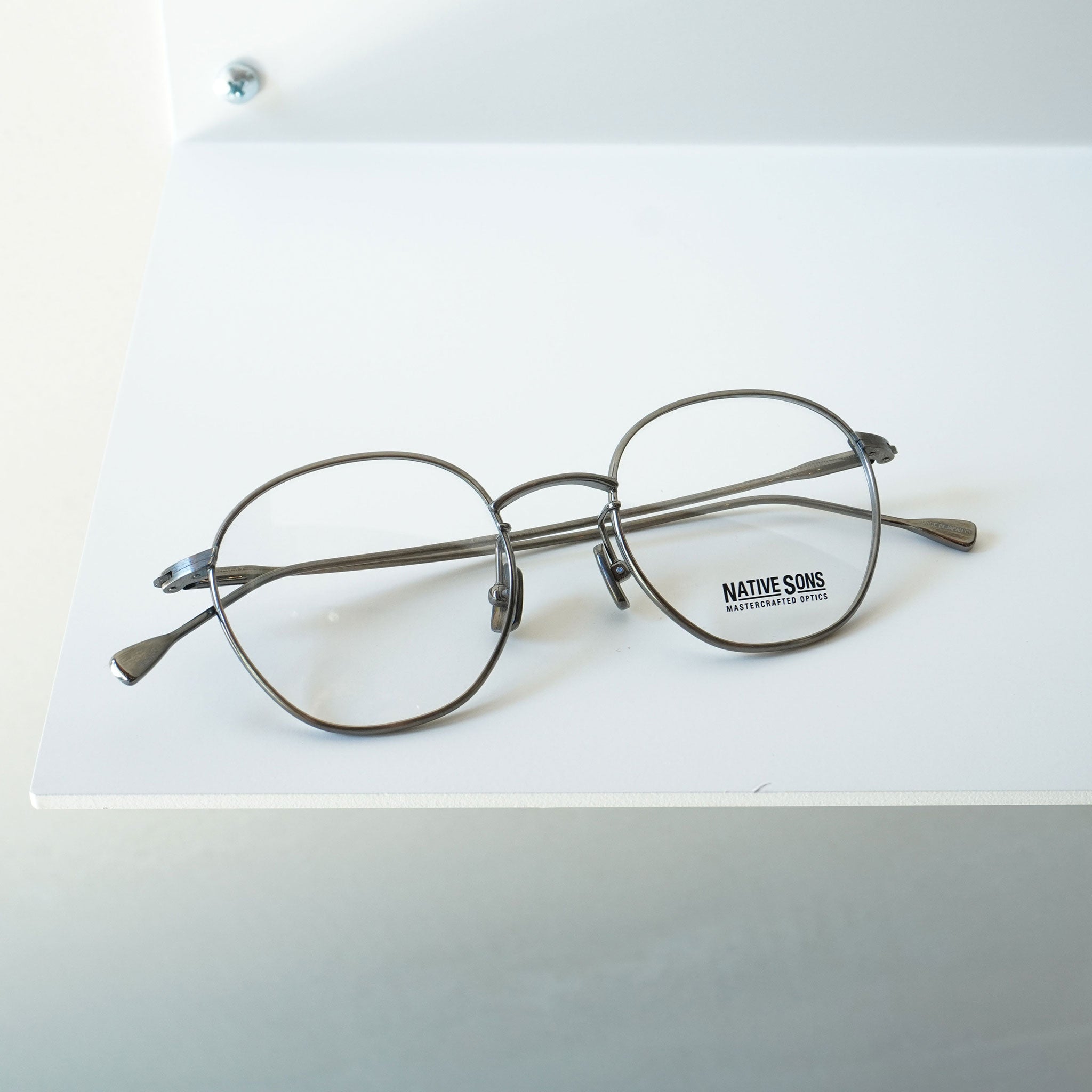 NATIVESONS ネイティブサンズ / ROY 45 / Antique Silver アンティークシルバー / メガネ – KRANC  OPTICAL