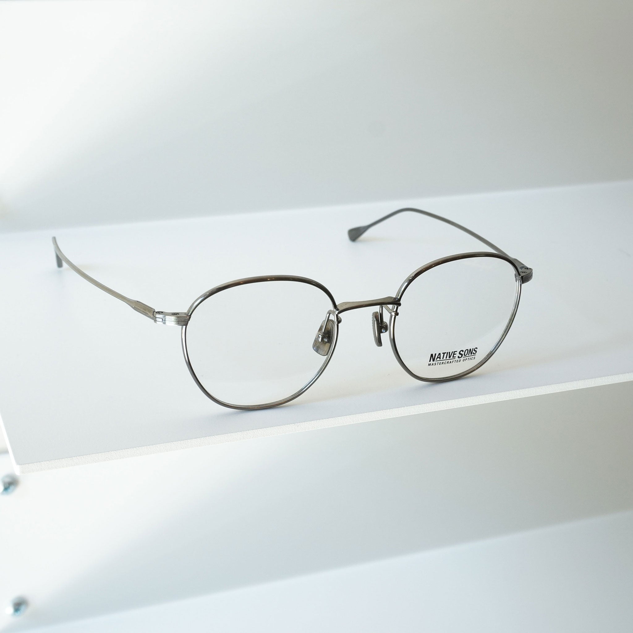 NATIVESONS ネイティブサンズ / ROY 47 / Antique Silver アンティークシルバー / メガネ – KRANC  OPTICAL