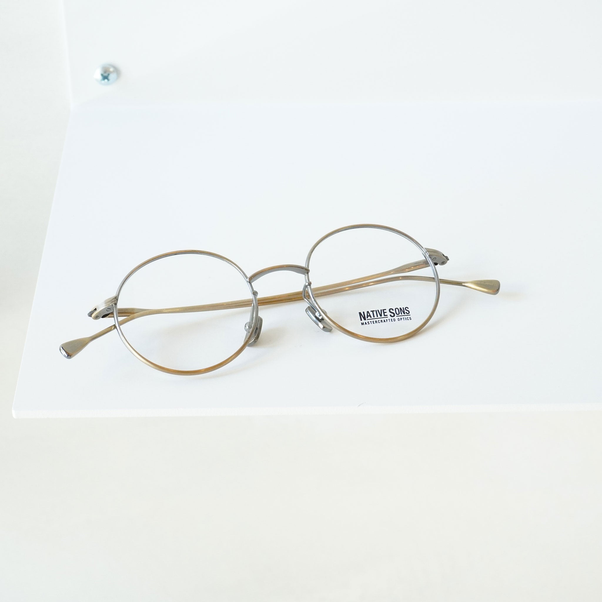 NATIVESONS ネイティブサンズ / SEEGER 47 シーガー / Antique Gold アンティーク ゴールド / メガネ –  KRANC OPTICAL