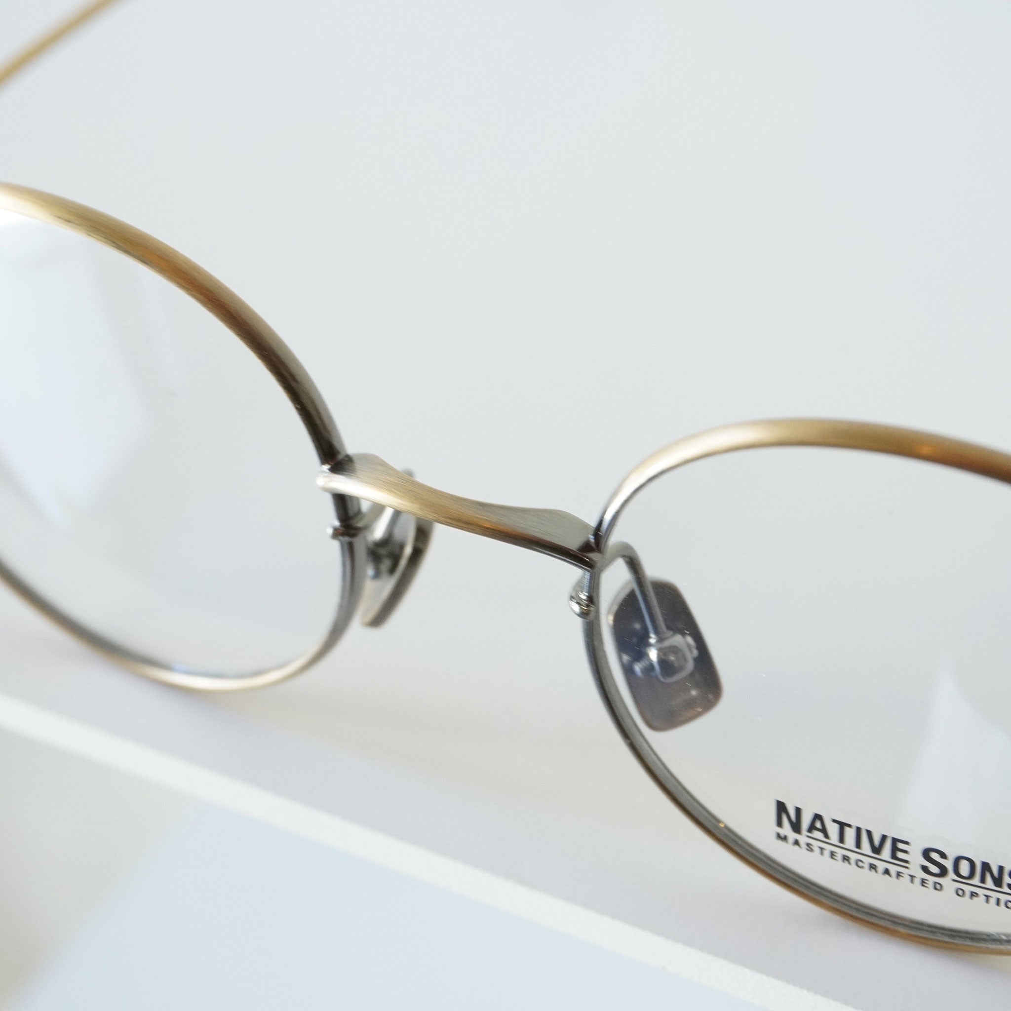 NATIVESONS ネイティブサンズ / SEEGER 47 シーガー / Antique Gold アンティーク ゴールド / メガネ –  KRANC OPTICAL