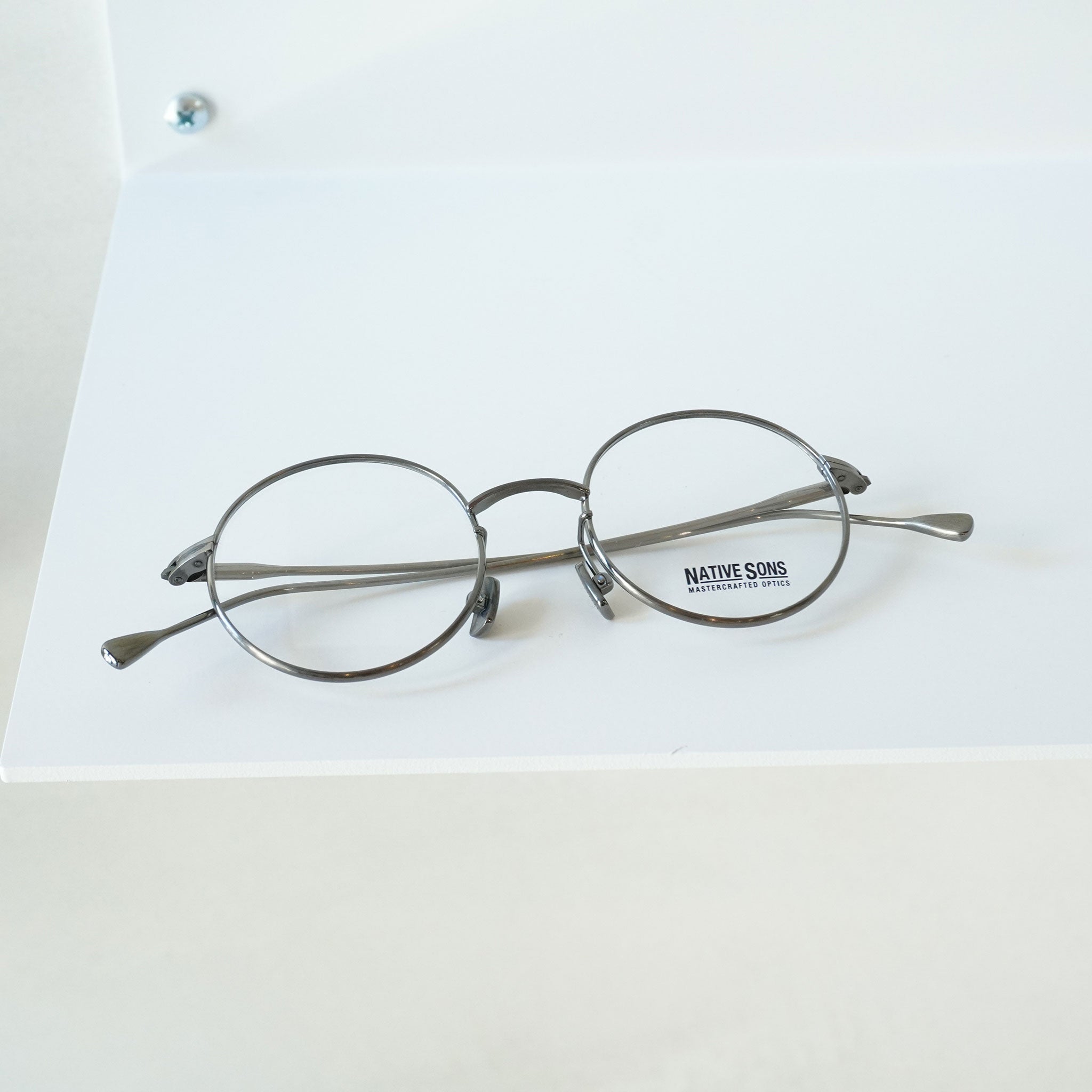 NATIVESONS ネイティブサンズ / SEEGER 47 シーガー / Antique Silver アンティーク シルバー / メガネ –  KRANC OPTICAL