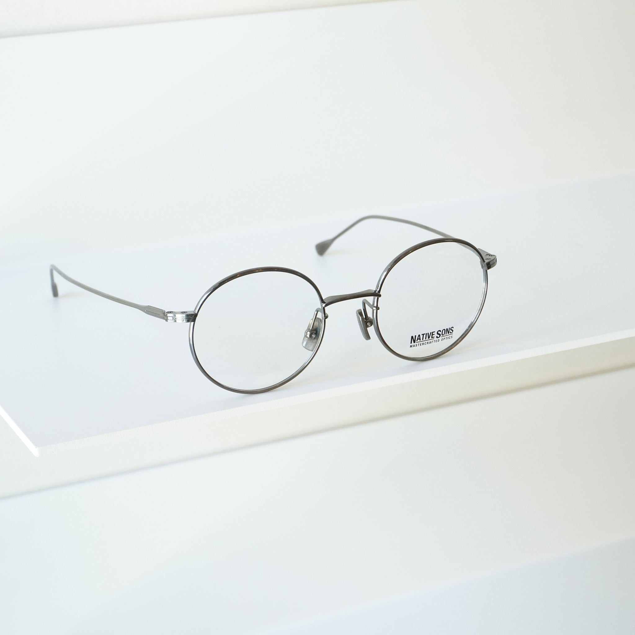 NATIVESONS ネイティブサンズ / SEEGER 47 シーガー / Antique Silver アンティーク シルバー / メガネ –  KRANC OPTICAL