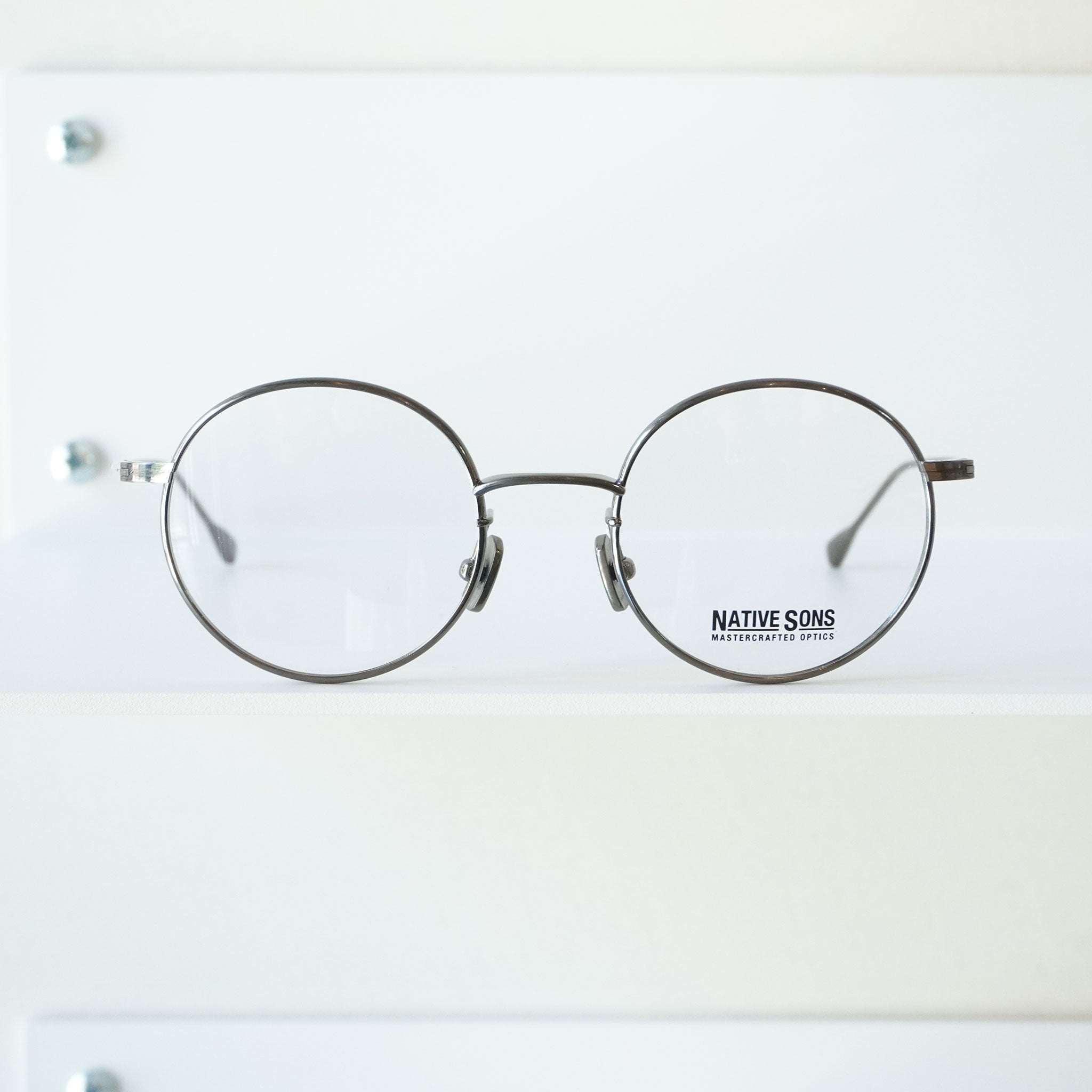 NATIVESONS ネイティブサンズ / SEEGER 47 シーガー / Antique Silver アンティーク シルバー / メガネ –  KRANC OPTICAL