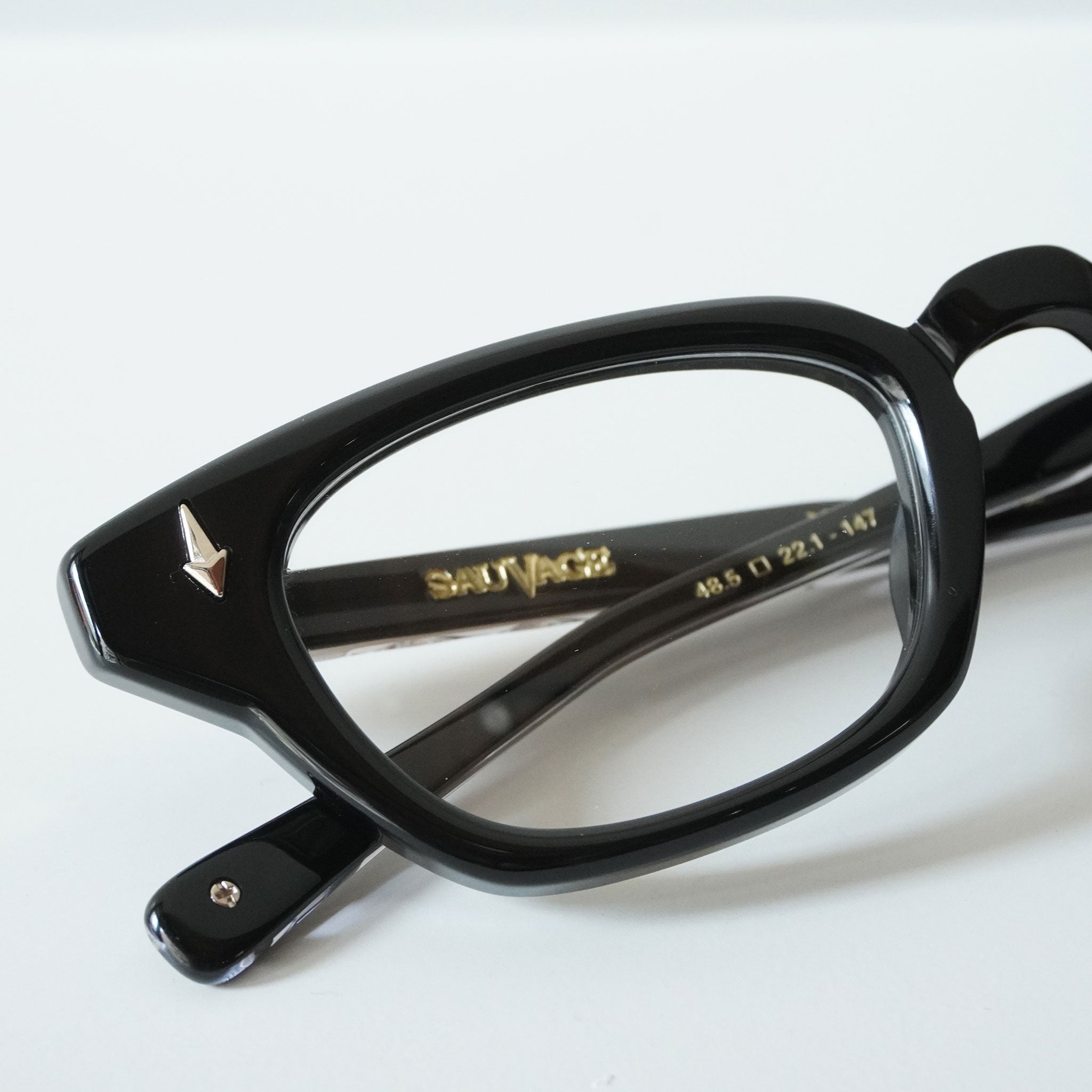 SAUVAGE サバージュ メガネ ブラック 黒 SAUVAGE サバージュ / SIMONE / Black / サングラス – KRANC OPTICAL