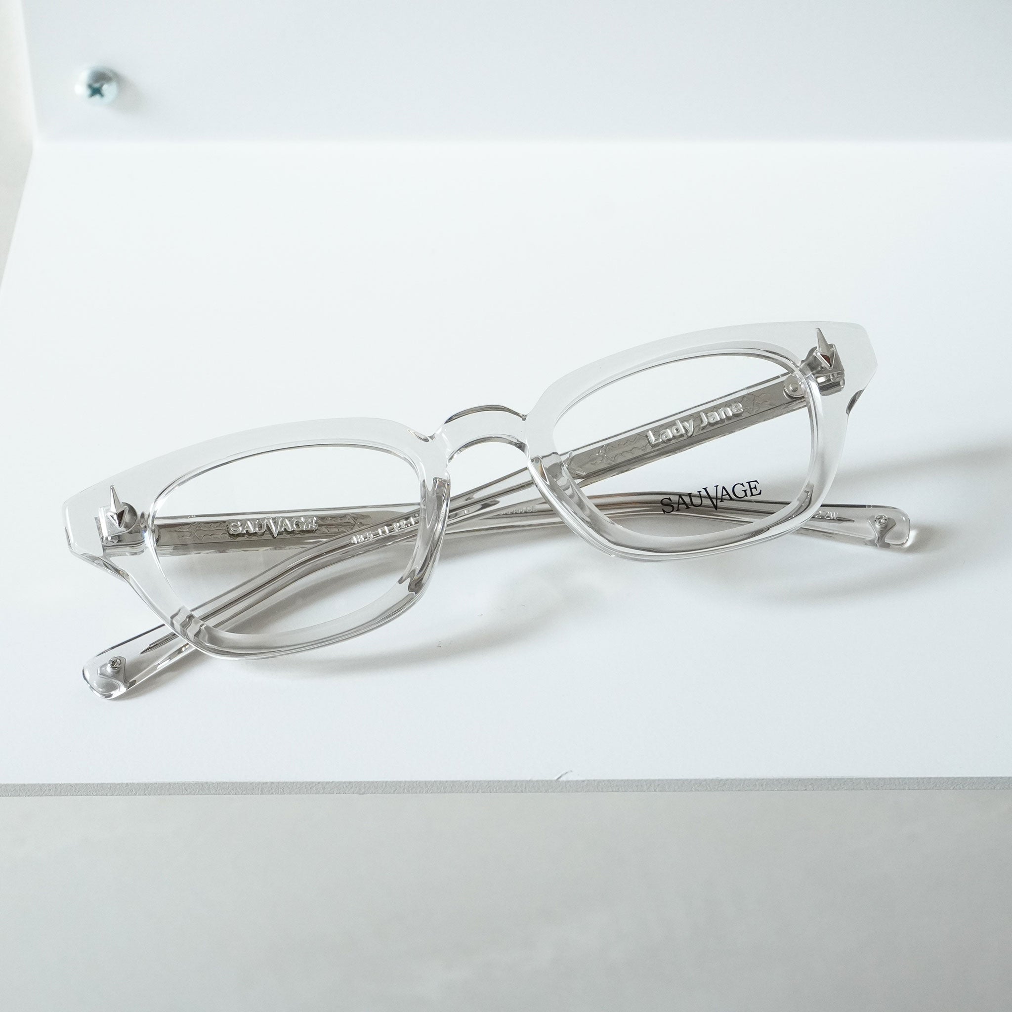 SAUVAGE サバージュ / LADY JANE / LIGHT GREY CRYSTAL / メガネ