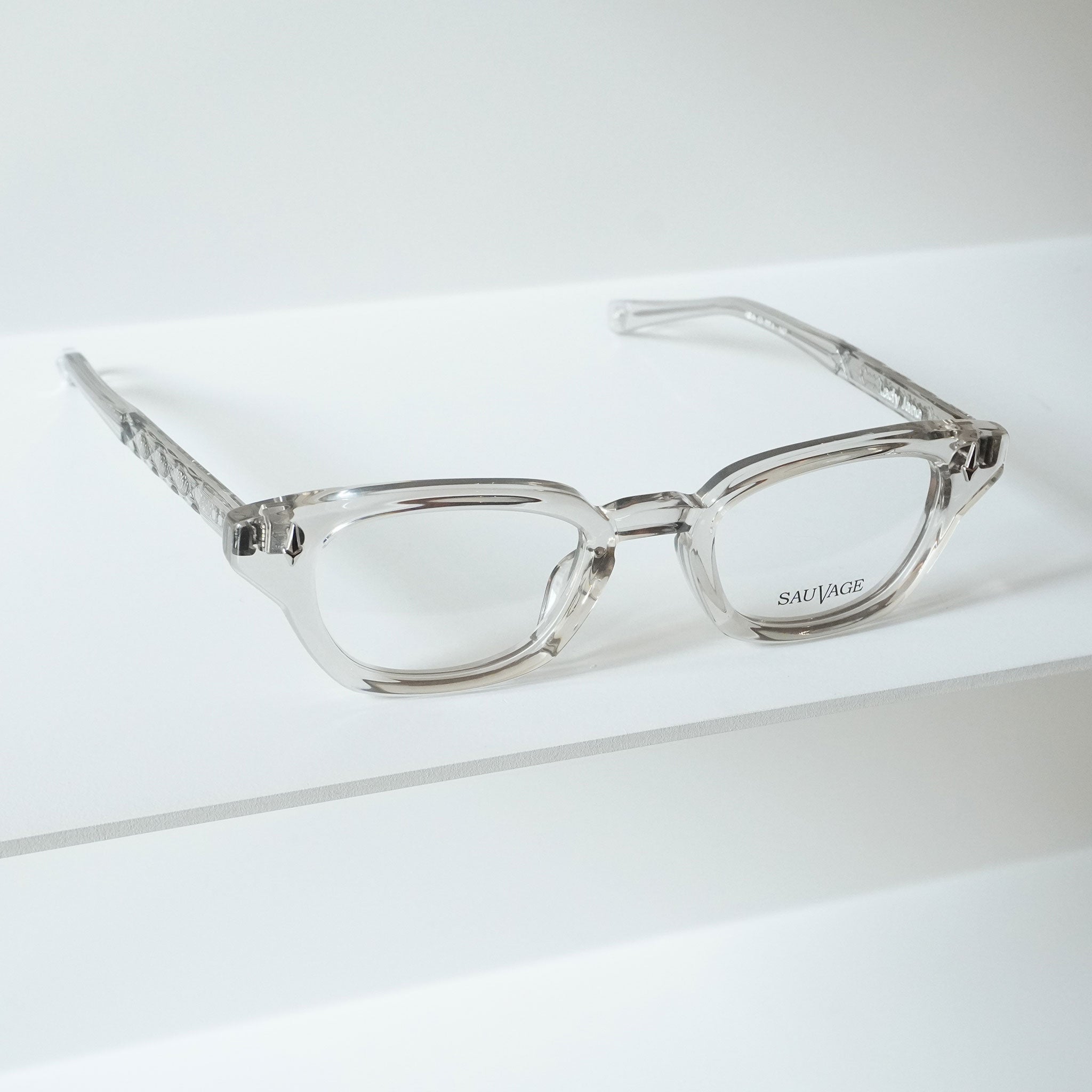 SAUVAGE サバージュ / LADY JANE / LIGHT GREY CRYSTAL / メガネ
